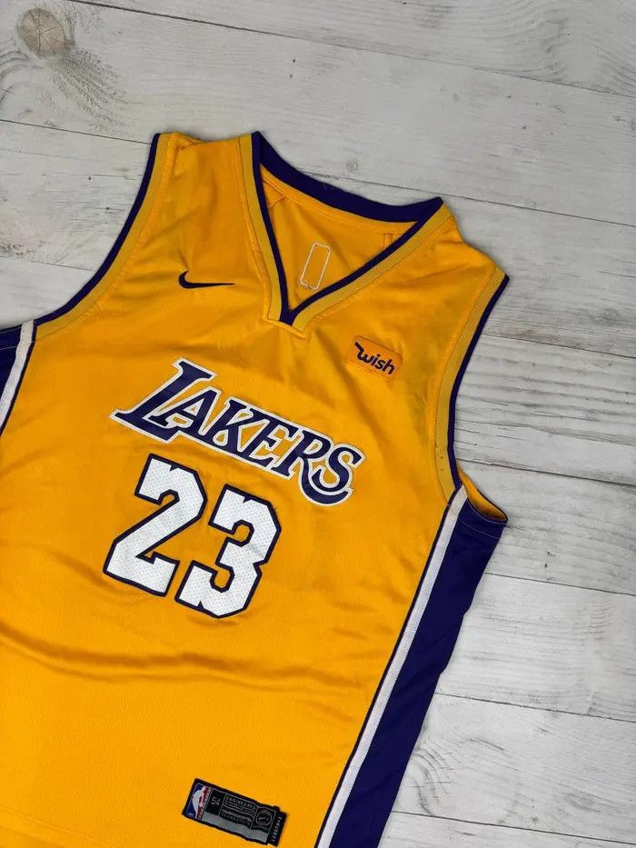 Nike Nike Los Angeles Lakers James #23 NBA Jersey Basketball Size US L / EU 52-54 / 3 - 2 Thumbnail