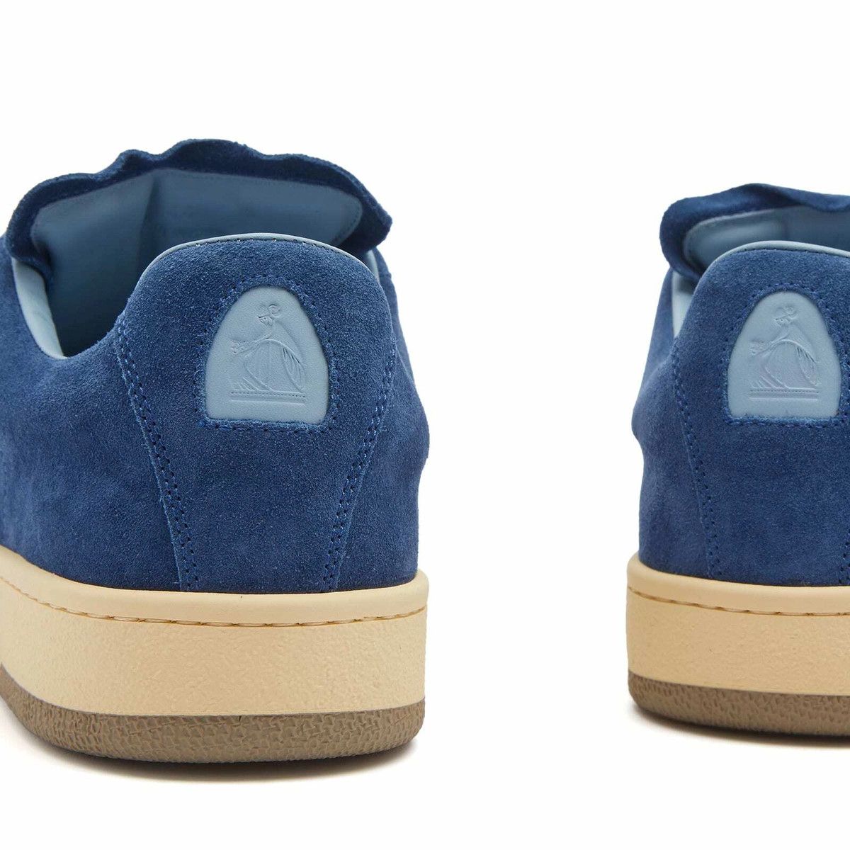 Lanvin o1w1db10225 Curb Lite Low-Top Sneakers in Blue Size US 10 / EU 43 - 3 Thumbnail
