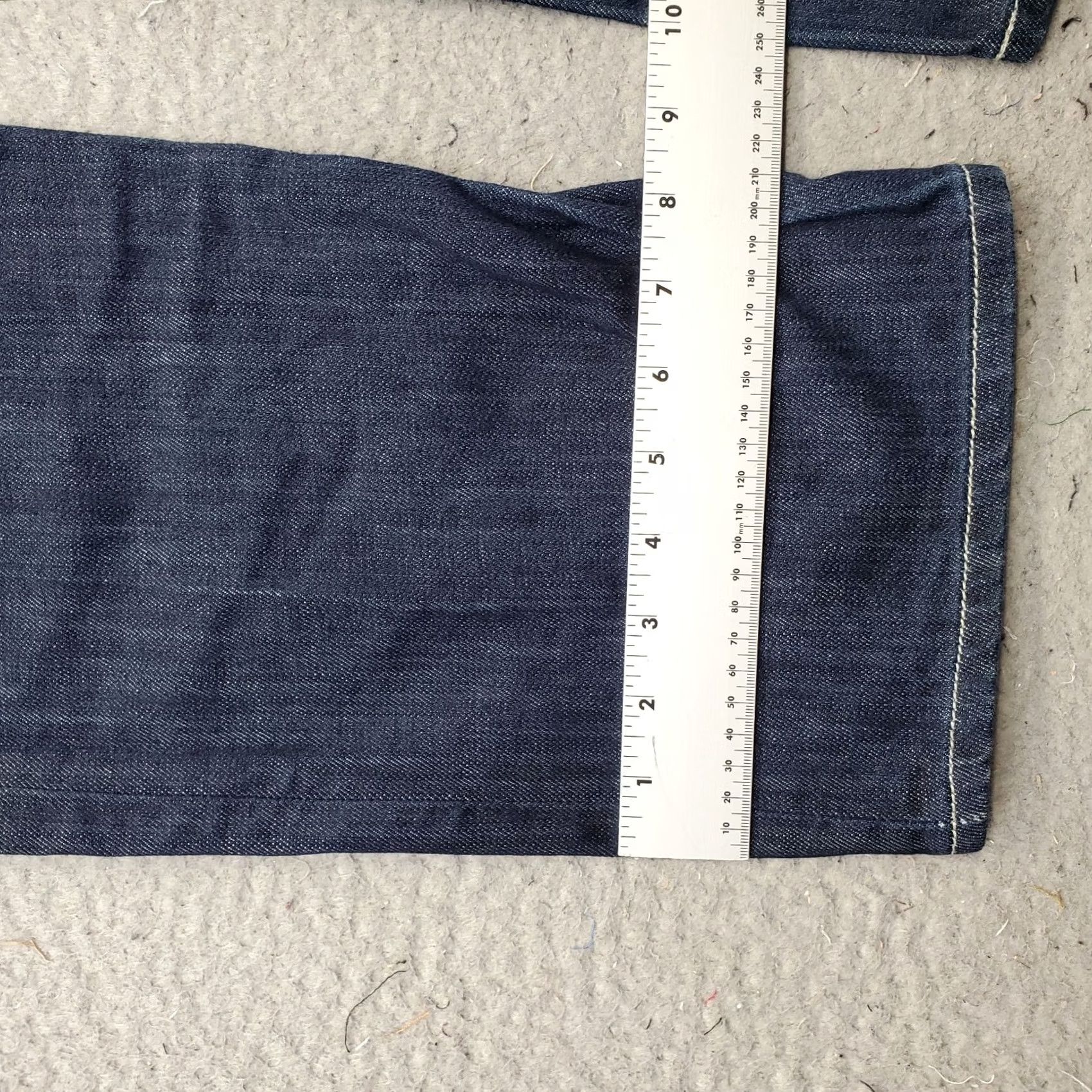 Levi's VINTAGE? No — Levi's 514 Slim Straight Jeans Mens 34x34 Blue Denim Dark Wash 5-Pocket Size US 34 / EU 50 - 5 Thumbnail