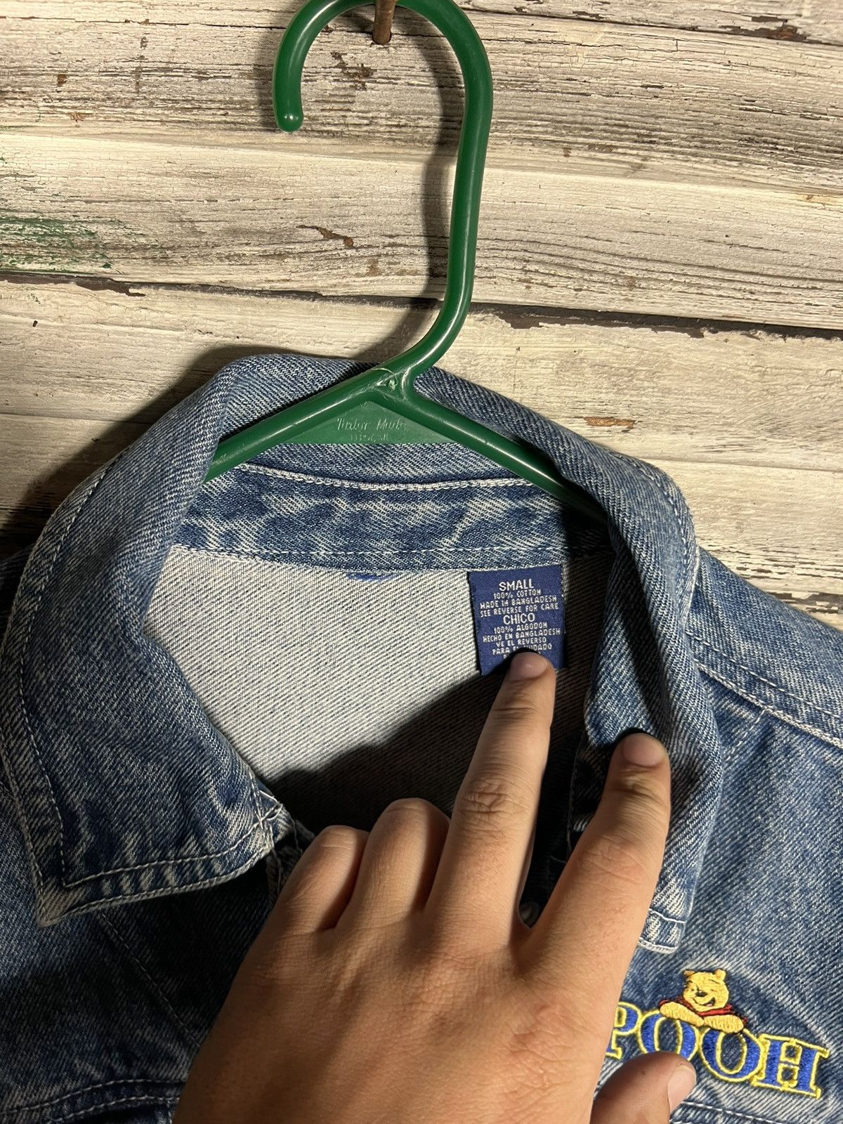 Disney × Vintage Vintage Winnie the Pooh Denim Jacket Size S / US 4 / IT 40 - 4 Thumbnail