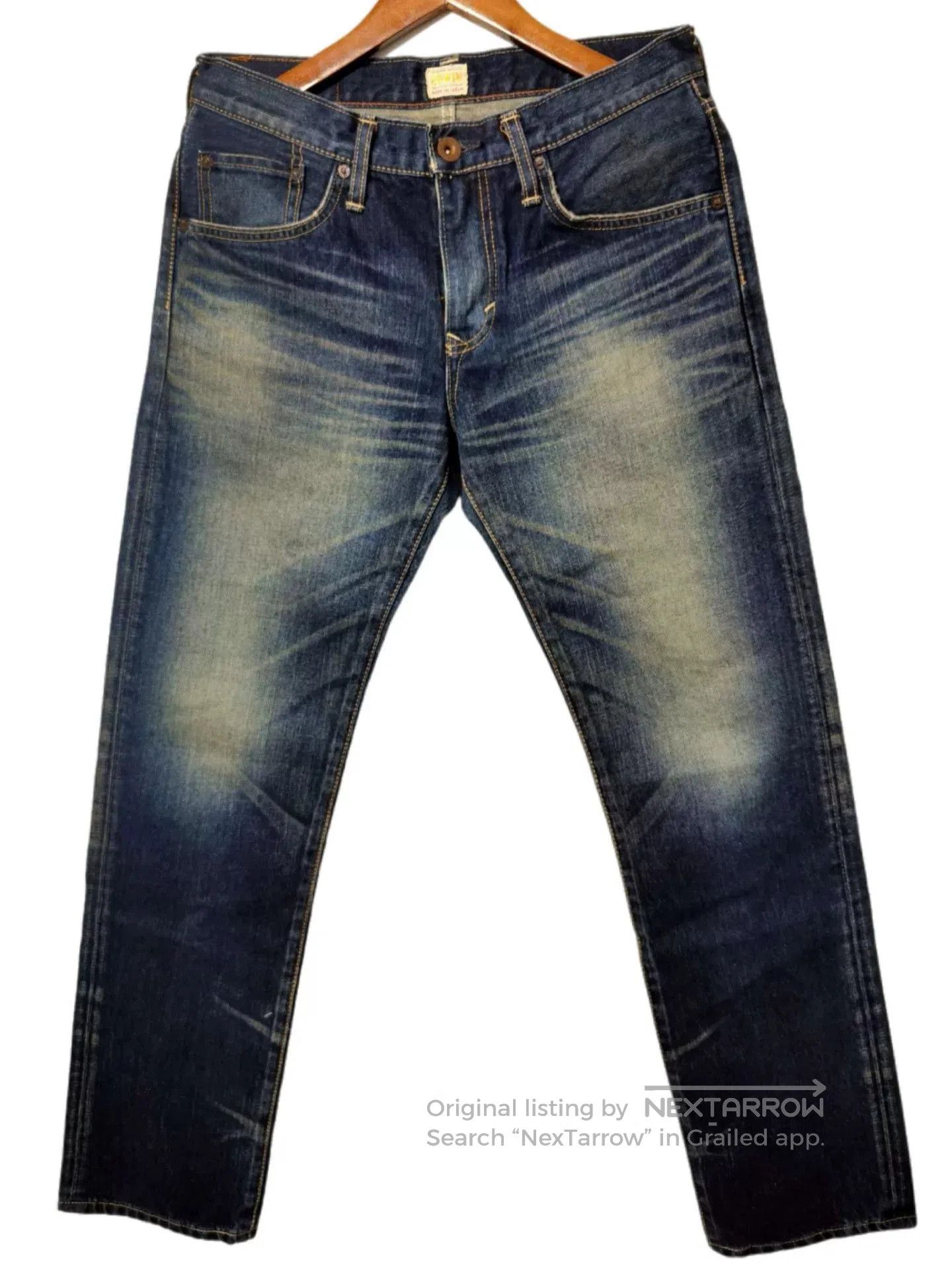 Edwin Edwin Made in Japan Yellow Mud Washed Jeans. Size US 31 - 1 Thumbnail