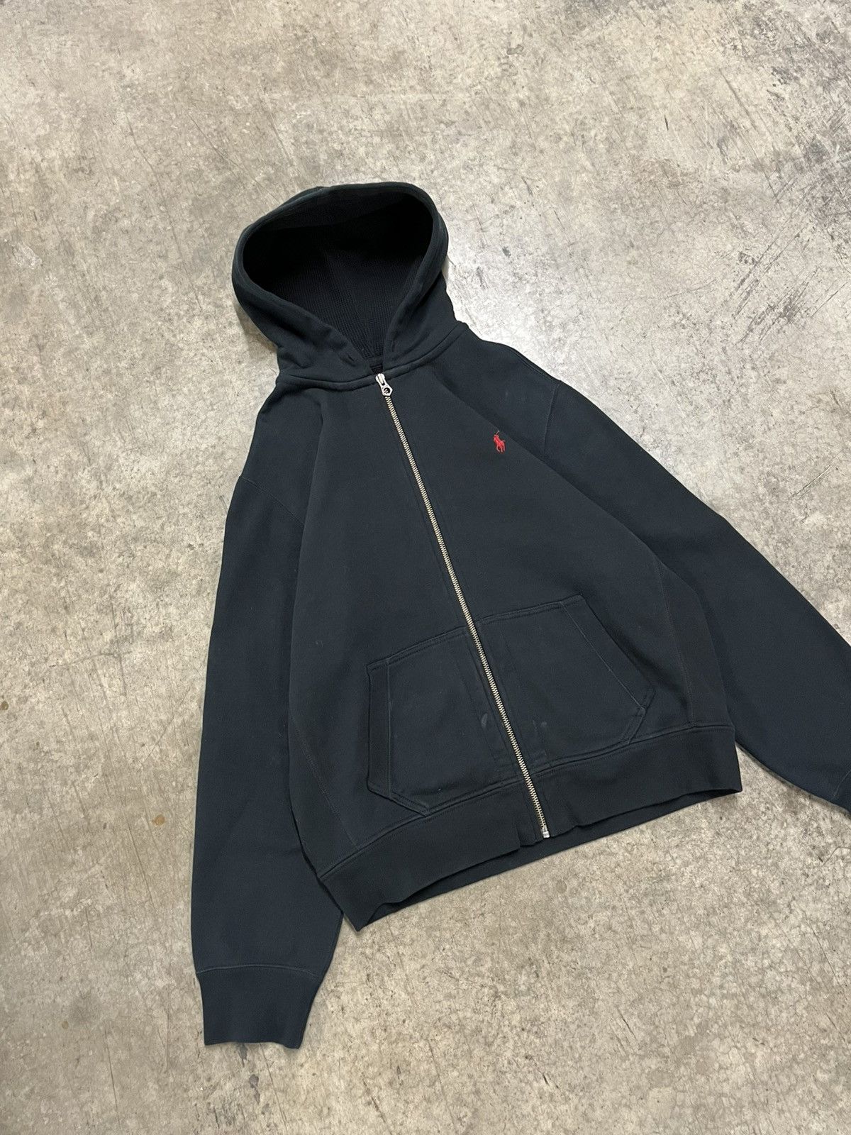 Polo Ralph Lauren × Vintage Polo Ralph Lauren vintage thermal lined zip up hoodie Size US XL / EU 56 / 4 - 5 Thumbnail