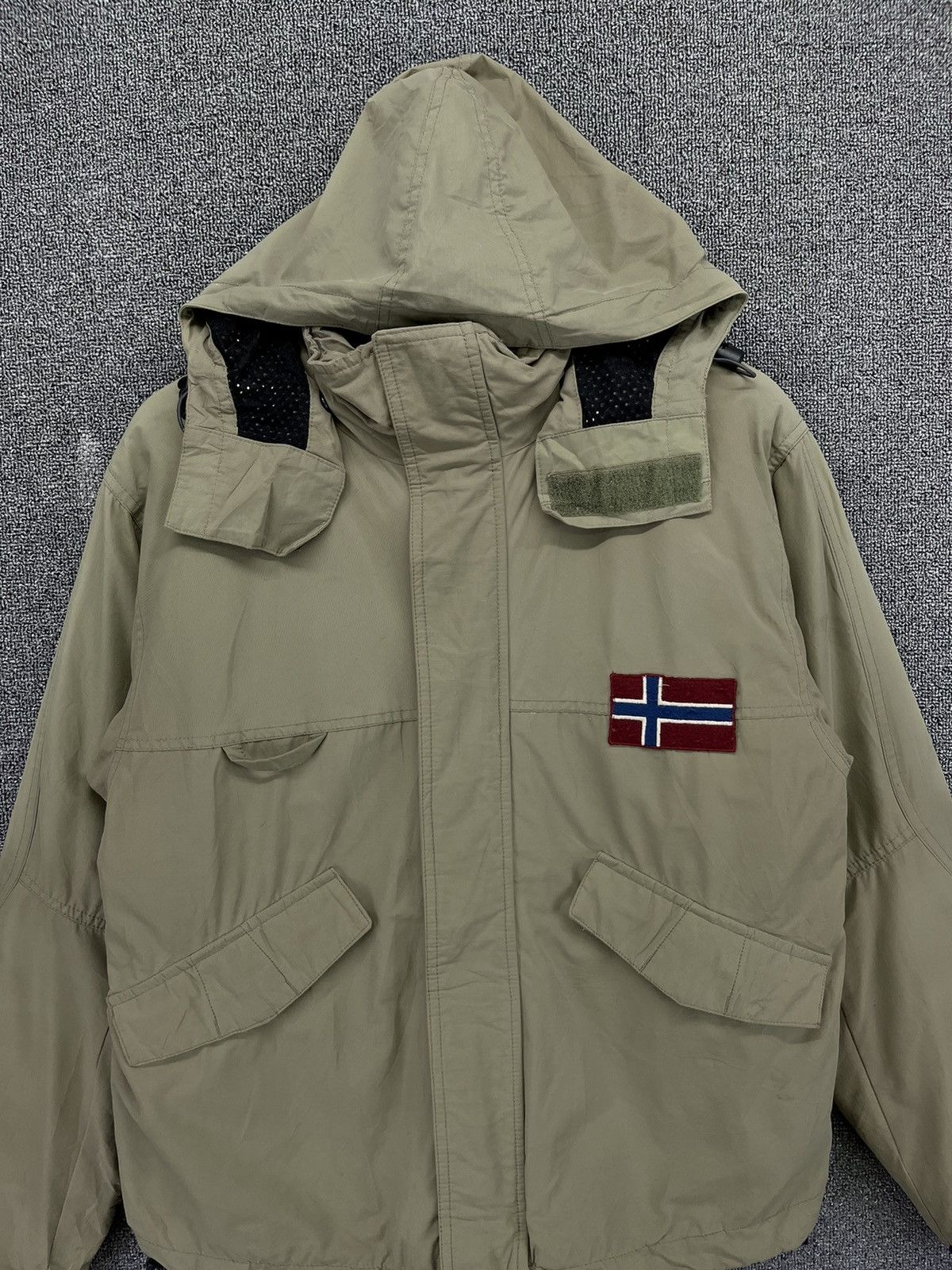 Napapijri Vintage Napapijri Geographic Hooded Zip Up Jacket Size US XS / EU 42 / 0 - 10 Thumbnail