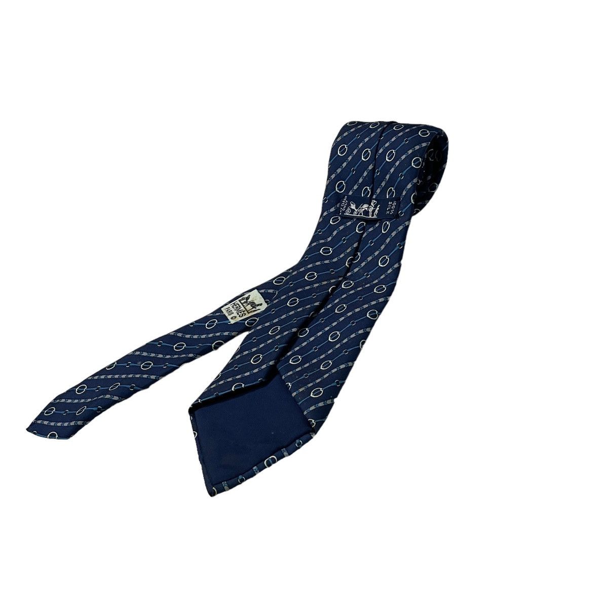 Hermes Hermes Paris Chained Arrows Silk Ties 7962 TA Size ONE SIZE - 2 Thumbnail