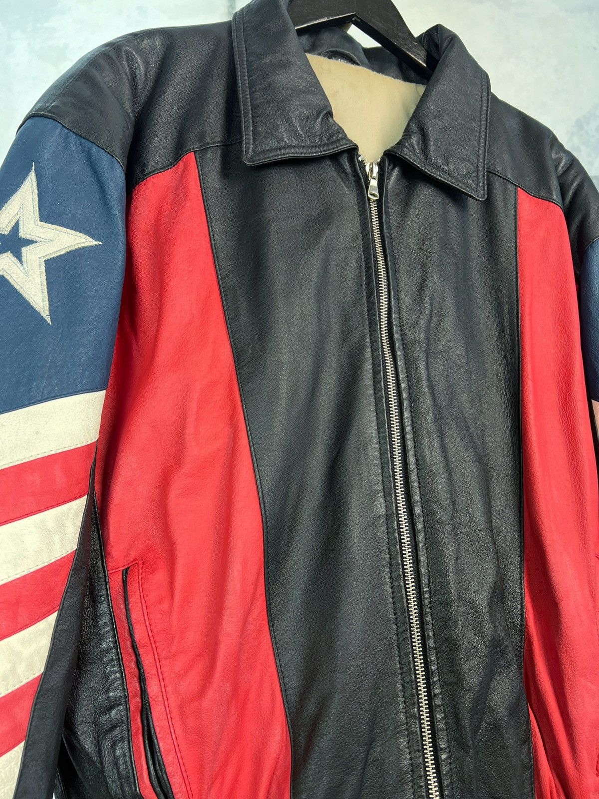 Vintage Vintage USA Leather Jacket Size M - L Size US M / EU 48-50 / 2 - 4 Thumbnail