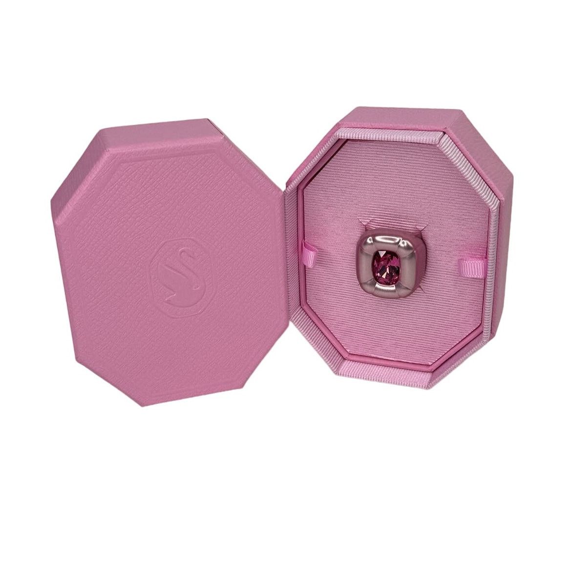 Swarovski Swarovski Dulcis cocktail ring Cushion cut, Pink 60/9 USA Size ONE SIZE - 7 Thumbnail