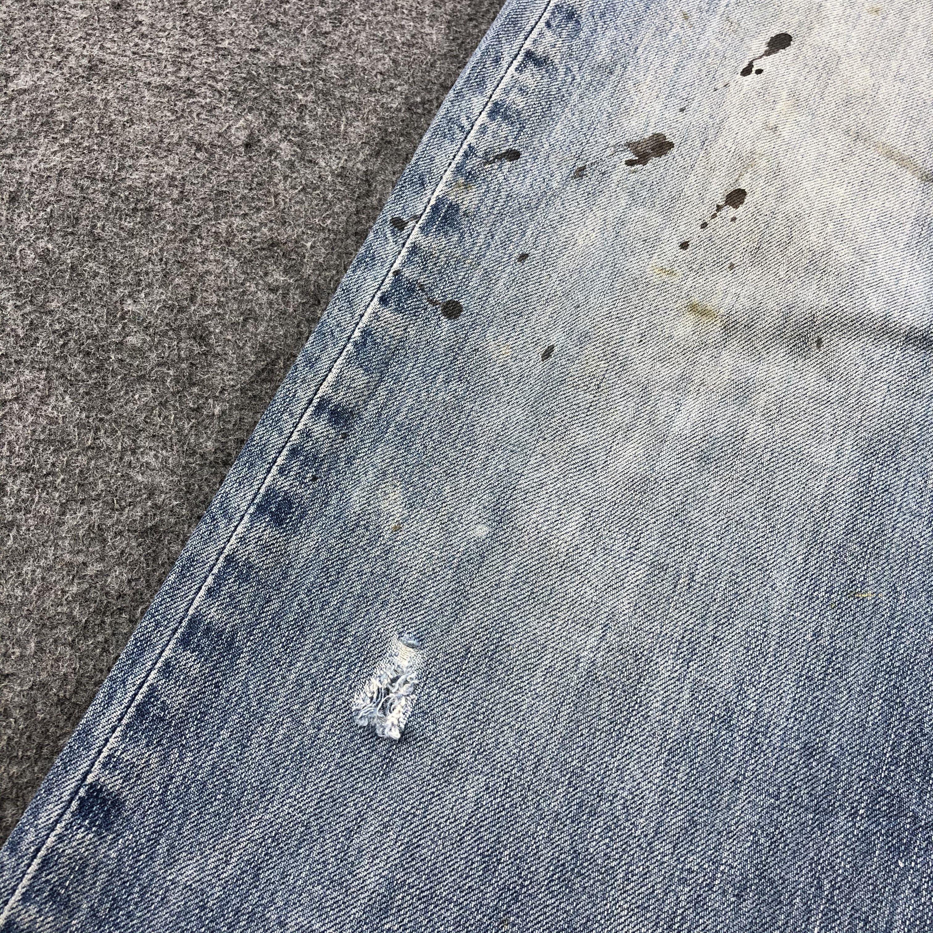 Levi's 90s Vintage Blue Wash Levis 501 Jeans-J1602 Size US 33 - 9 Thumbnail