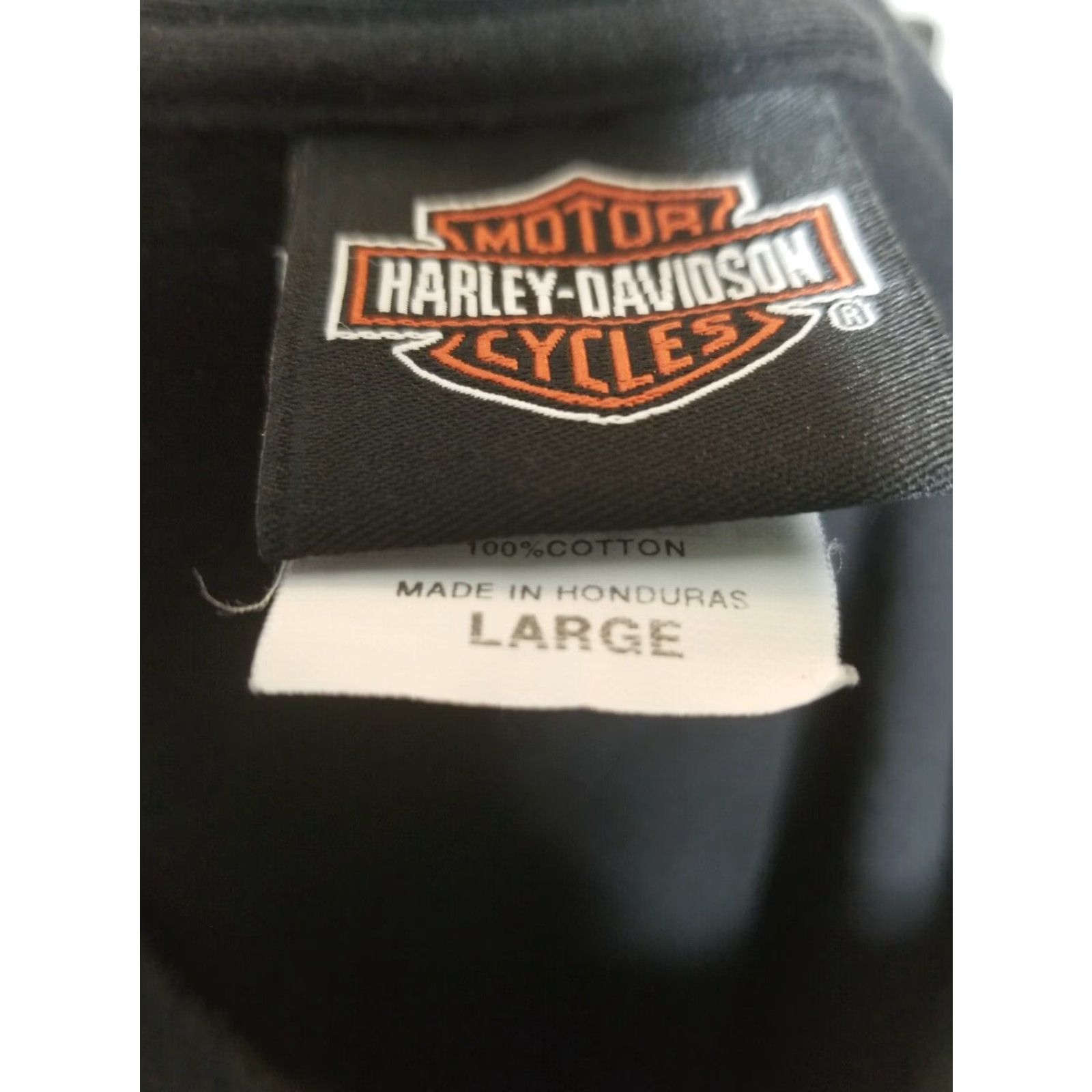 Harley Davidson Harley-Davidson T-Shirt Mens Large Black 115 Years Brotherhood Clermont FL 2017 Graphic Print Crew Neck Short Sleeve Shirt Mens Size US L / EU 52-54 / 3 - 5 Thumbnail