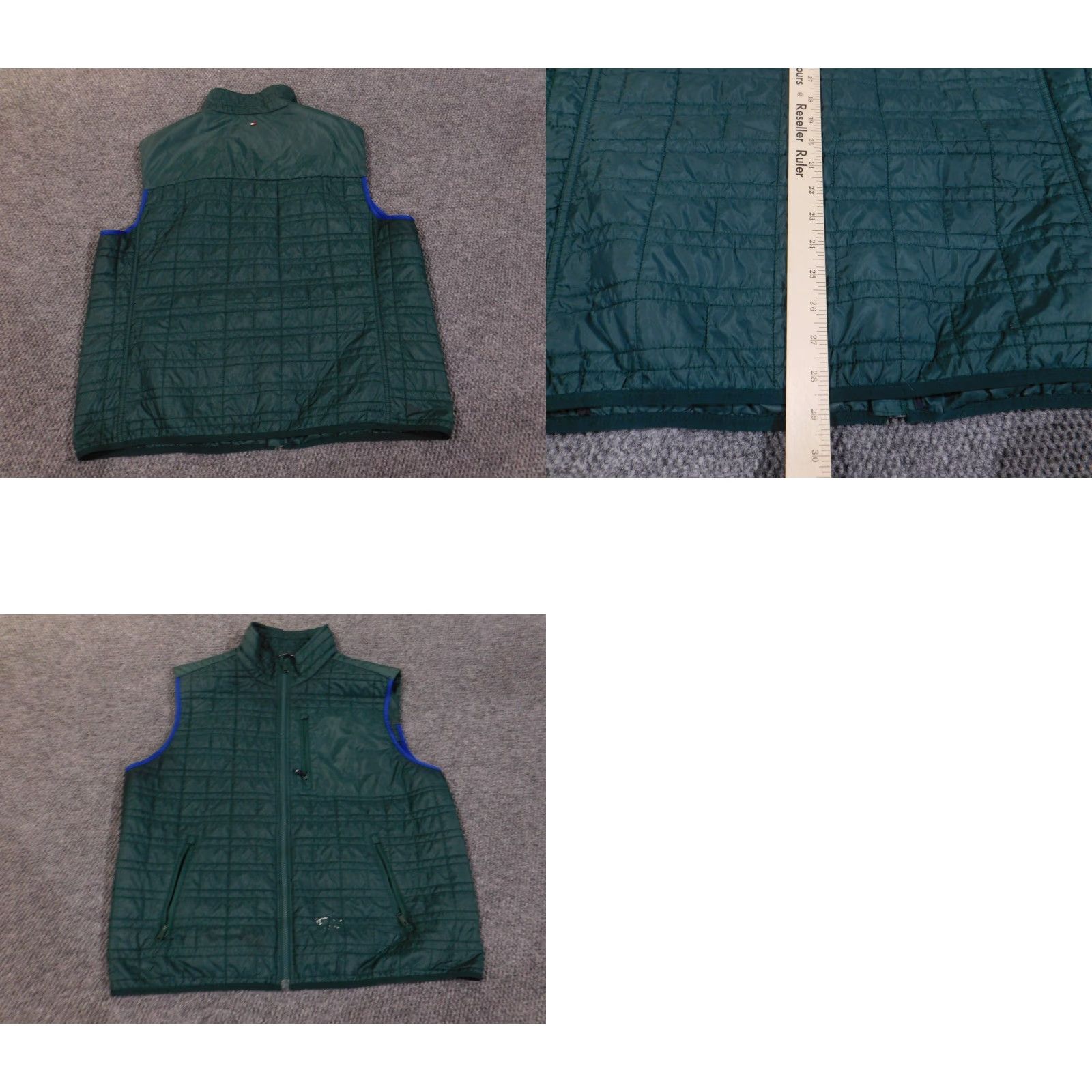 Tommy Hilfiger Tommy Hilfiger Vest Men 2XL Green Nylon Puffer Zip Outdoors Pockets Primaloft Bomber Jacket Mitt Mens Size US XXL / EU 58 / 5 - 9 Thumbnail