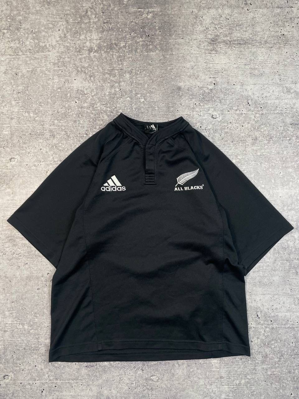 Adidas Vintage 2006 Adidas All Blacks Rugby Jersey Y2K Size US L / EU 52-54 / 3 - 1 Thumbnail