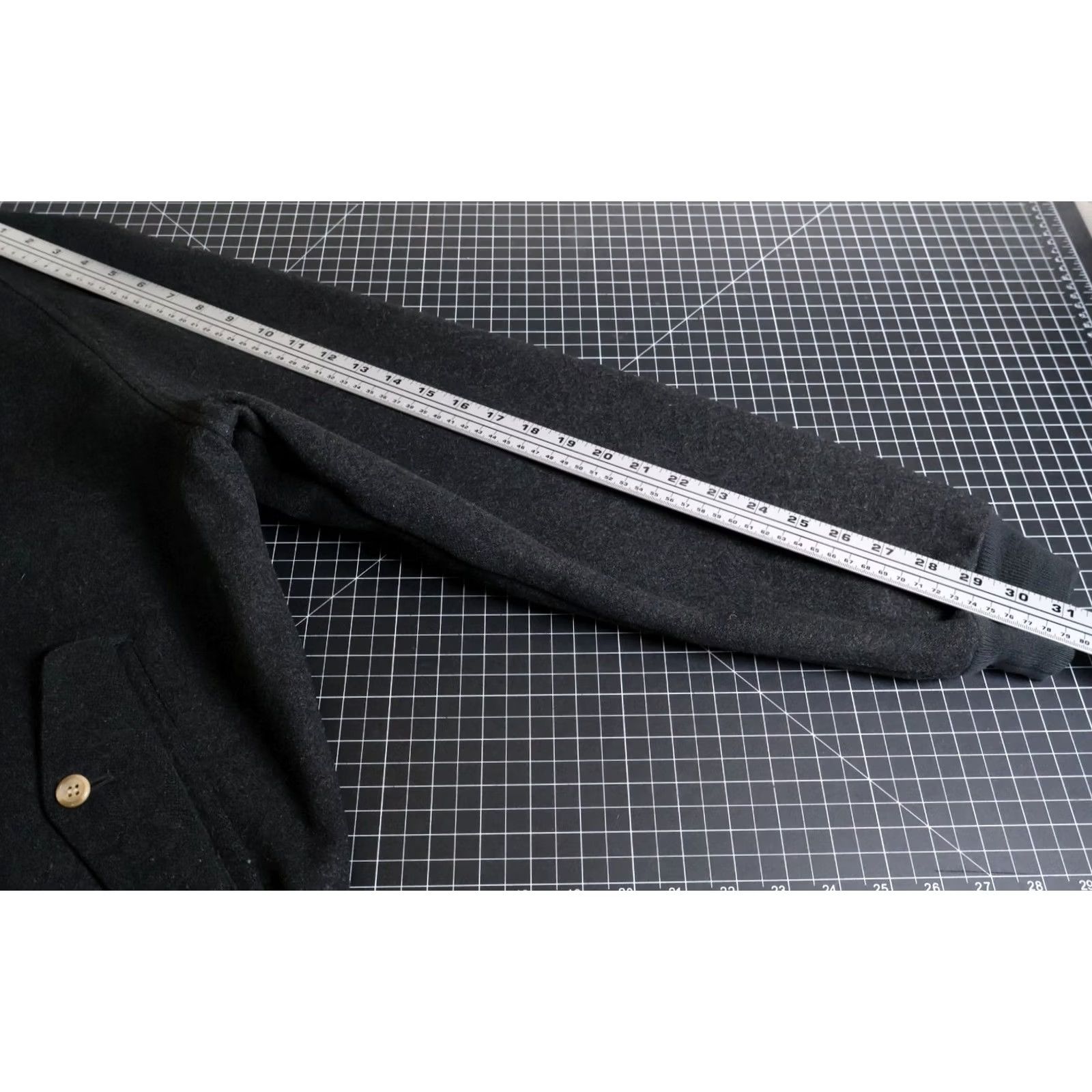 Izod VINTAGE IZOD Wool Bomber Jacket Mens Large Dark Gray Full Zip Tartan Plaid Lined Preppy Size US L / EU 52-54 / 3 - 7 Thumbnail