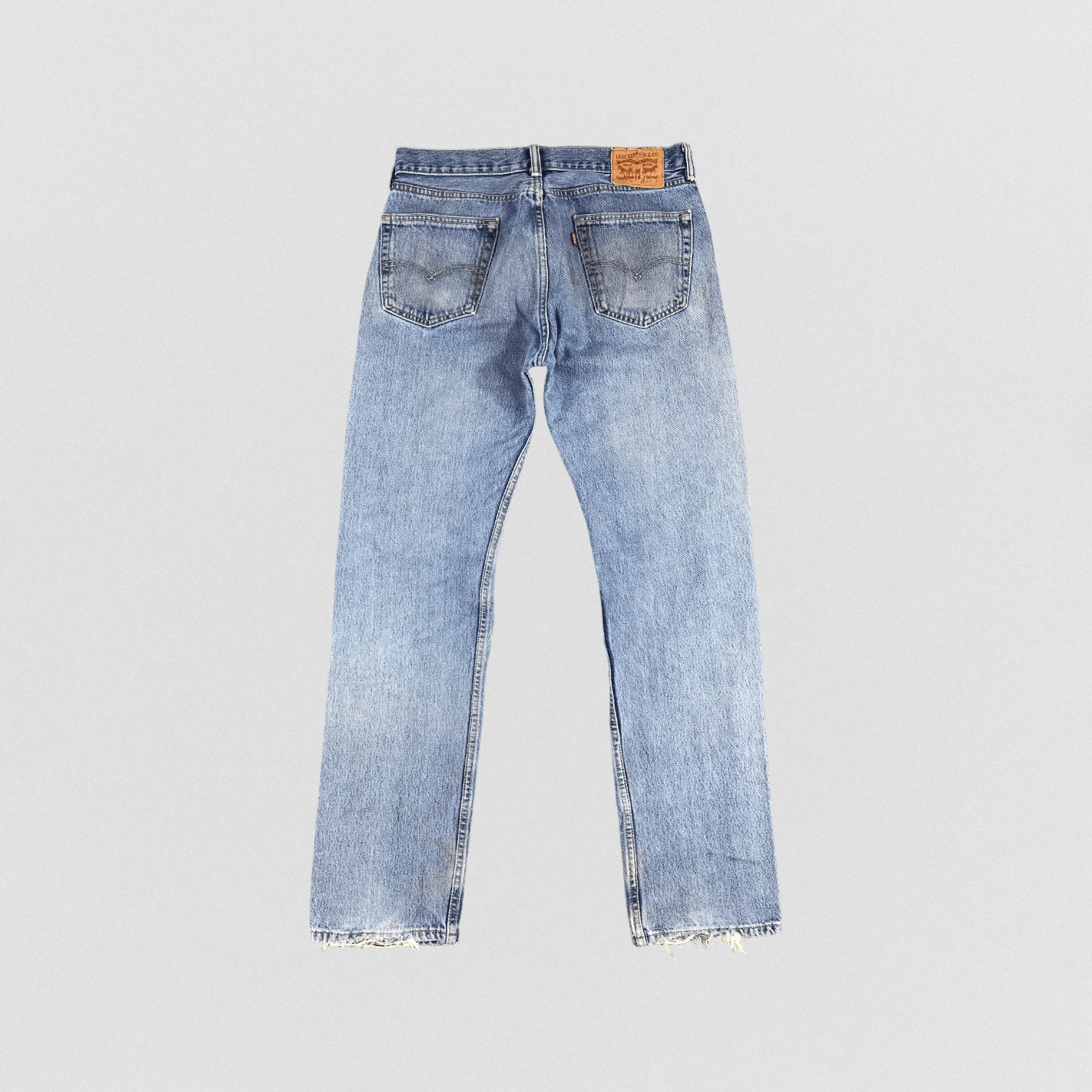 Levi's × Vintage Vintage Distress Levis 505 Jeans-JM1235 Size US 34 / EU 50 - 2 Thumbnail