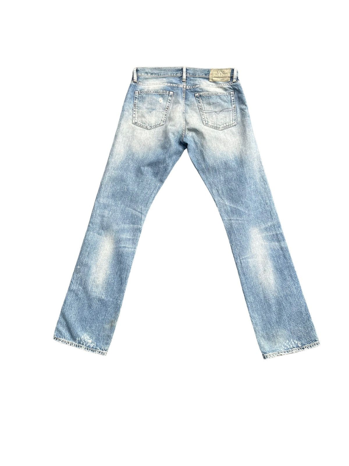 Ralph Lauren Ralph Lauren Slim Straight Distresed Denim Size US 33 - 7 Thumbnail