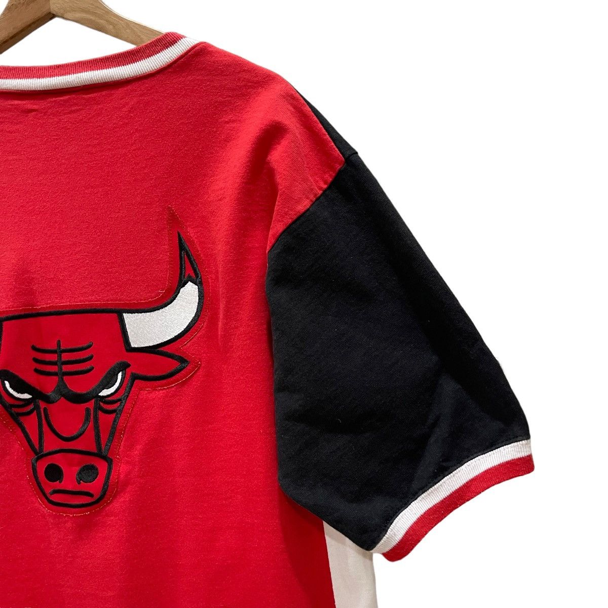 NBA Vintage 1996 Chicago Bulls Michael Jordan Warm Up T-Shirt Size US M / EU 48-50 / 2 - 10 Thumbnail