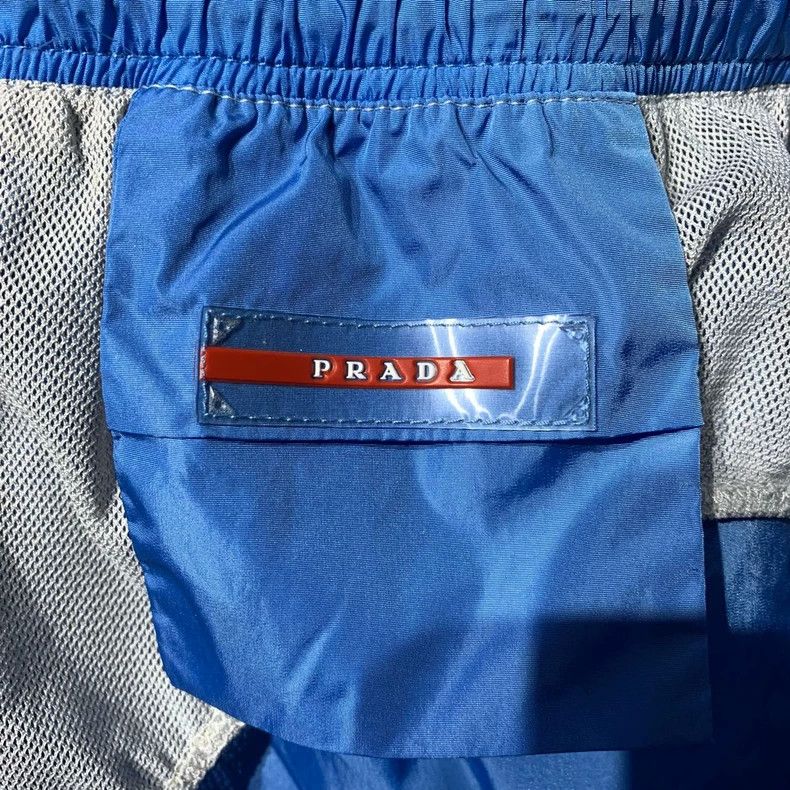 Prada Prada Light blue logo beach pants 2501-Nextarrow Size US 34 / EU 50 - 5 Thumbnail
