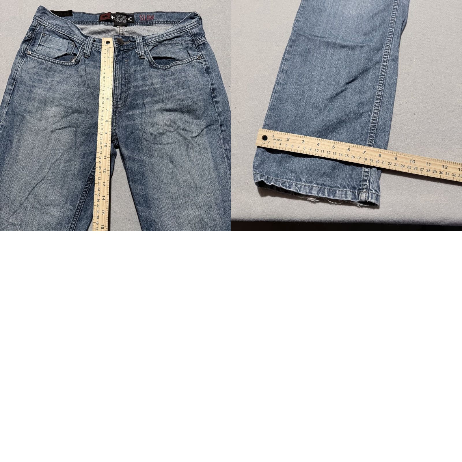Vintage Tony Hawk Jeans Men's Blue Denim Pockets Low Rise Slim Fit Straight Zip Fly - 32 Size US 32 / EU 48 - 9 Thumbnail