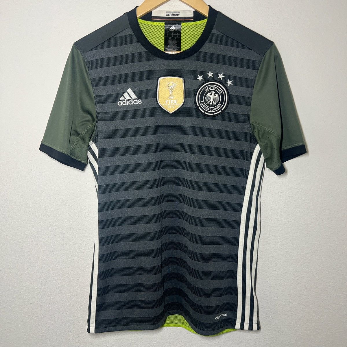 Adidas Germany Euro 2016 Away Jersey | Vintage Soccer Size US S / EU 44-46 / 1 - 1 Thumbnail