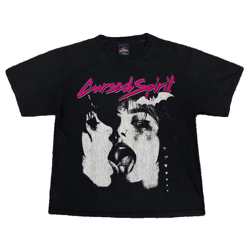 Japanese Brand × Vintage Street Hip Hop Printed Short Sleeve T-Shirt Black Size US L / EU 52-54 / 3 - 2 Thumbnail