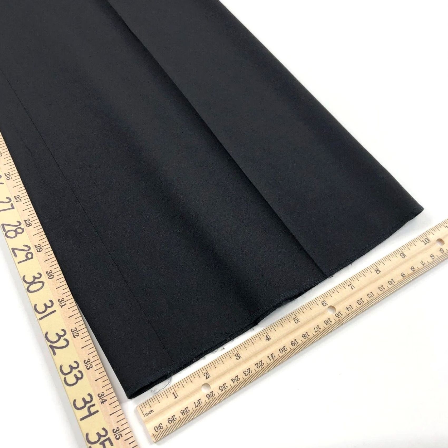 Vintage Lafayette 148 New York Dress Pants Wide Leg High Waist Black MINT Boosted for Search Size 28" / US 6 / IT 42 - 5 Thumbnail