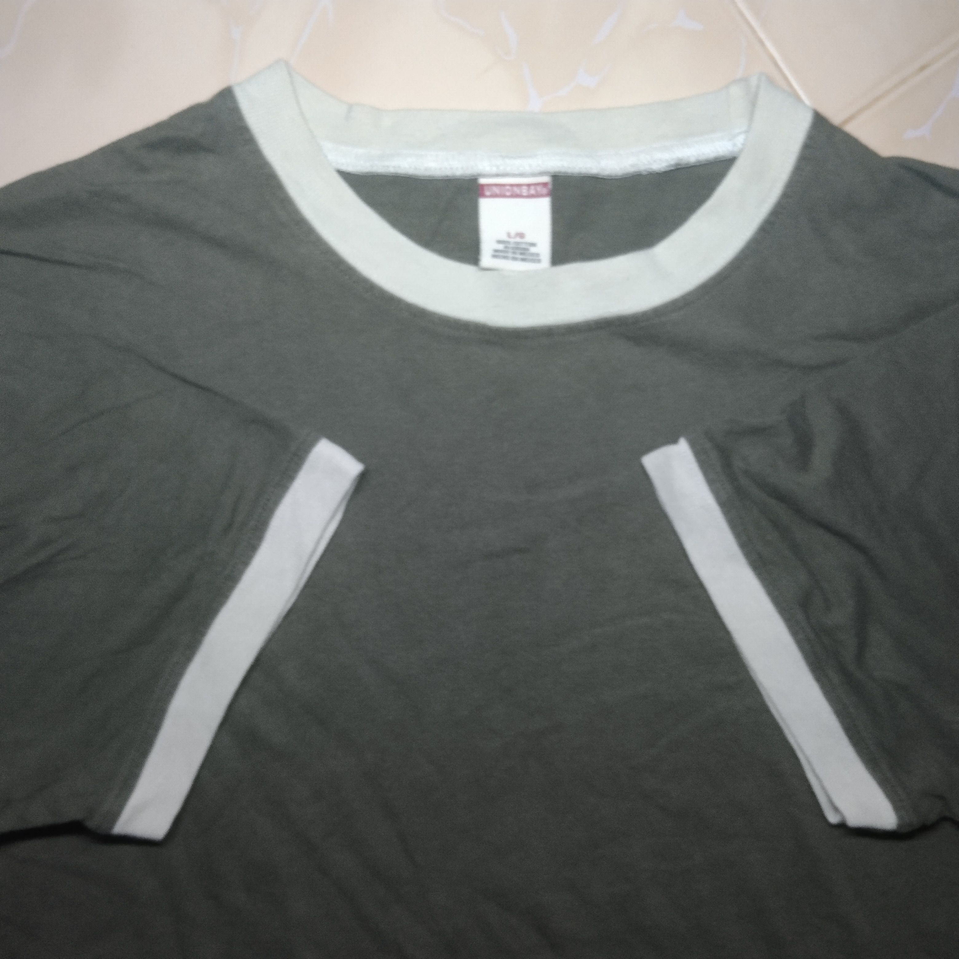 UNIONBAY × Vintage Vintage y2k blank UNiONBAY ringer tee Size US L / EU 52-54 / 3 - 5 Thumbnail