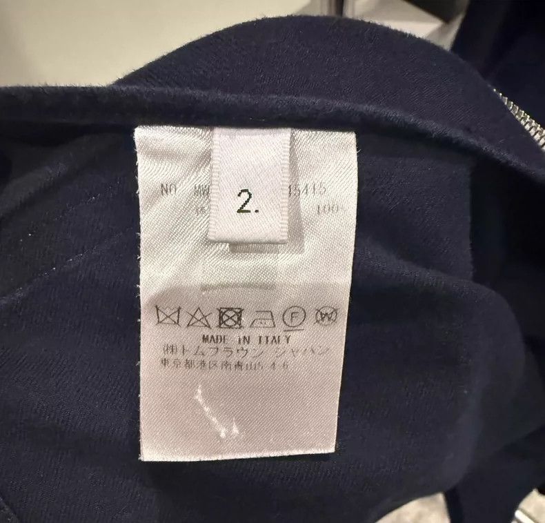 Thom Browne Thom Browne Dark blue four-bar shirt jacket 2505-Nextarrow Size US M / EU 48-50 / 2 - 6 Thumbnail
