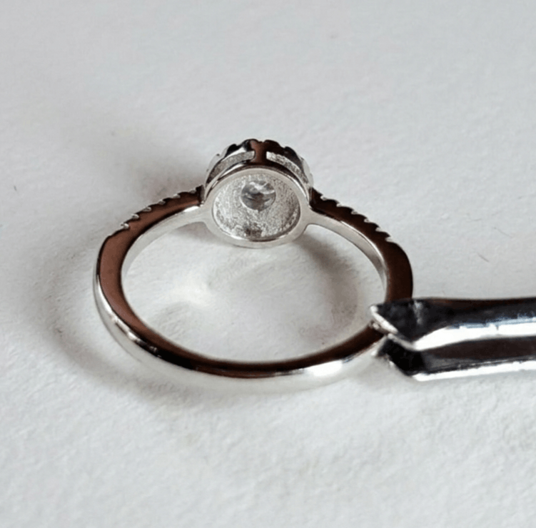 Other RYZE Size 7 Ring 925 Sterling Silver Cubic Zirconia Halo Size ONE SIZE - 9 Thumbnail