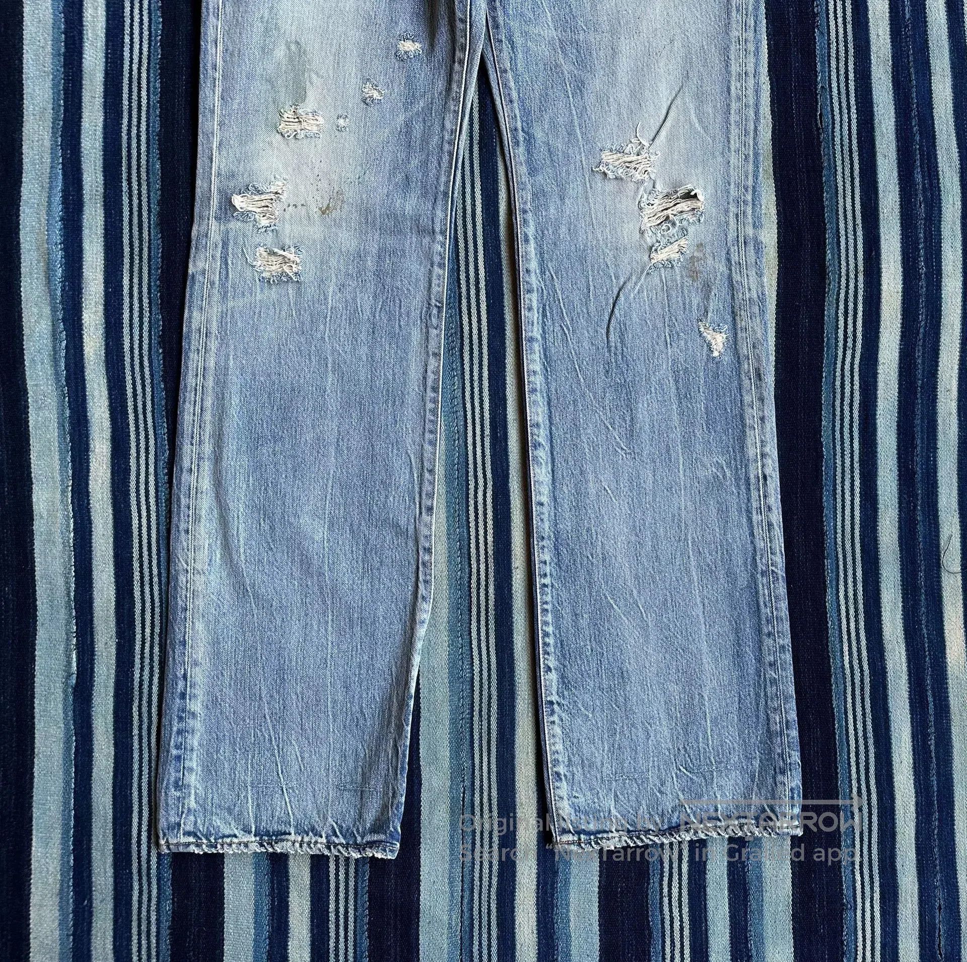 Prps new prps denim low waist flared pants. Size 29" - 4 Thumbnail