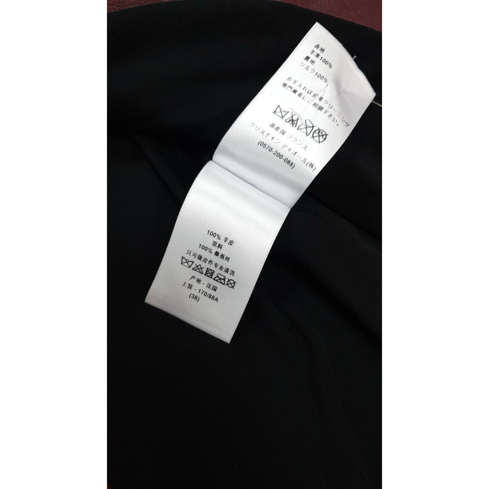Dior Christian Dior Burgundy Leather Jacket Sz.38 Size S / US 4 / IT 40 - 10 Thumbnail
