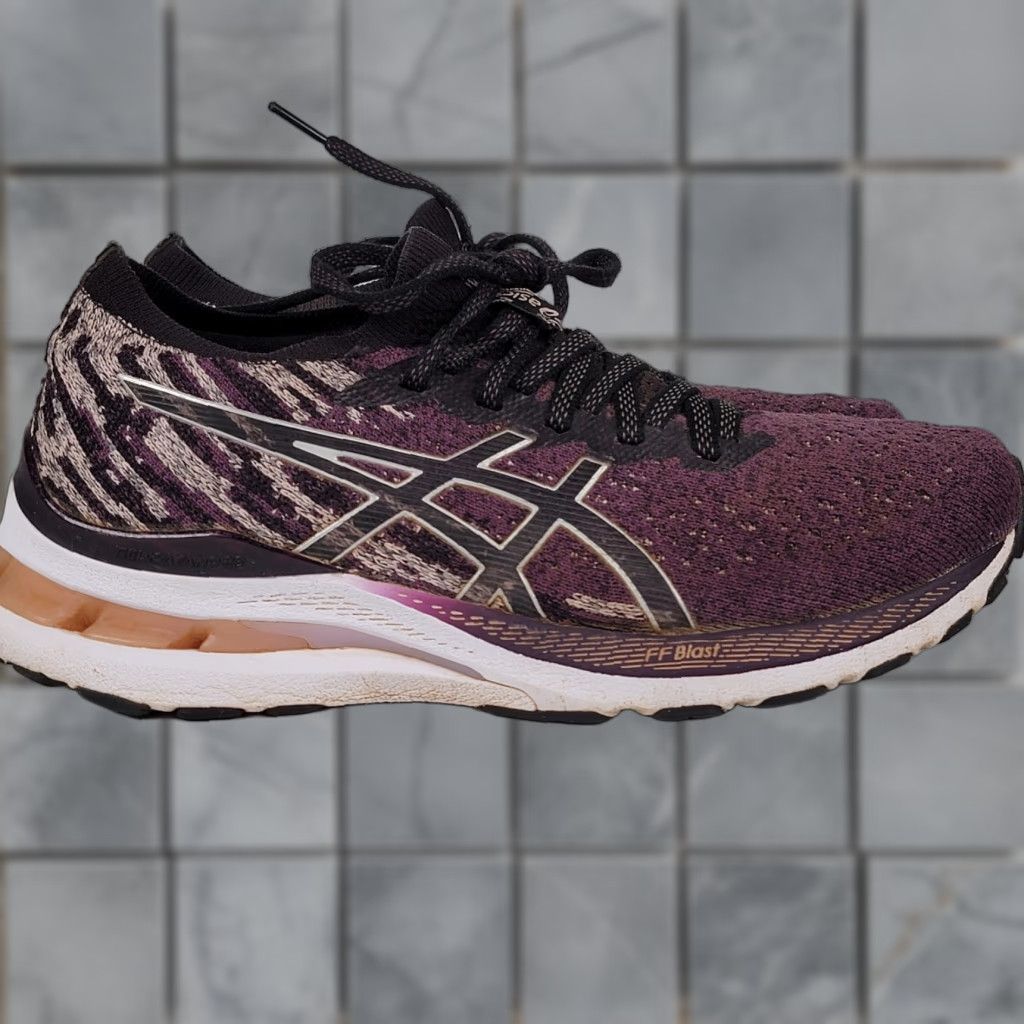 Asics Womens ASICS GEL-KAYANO 28 MK Size 7.5 1012B126-500 Deep Plum/Black Sneaker Athletic Shoes Size US 8 / IT 38 - 1 Thumbnail