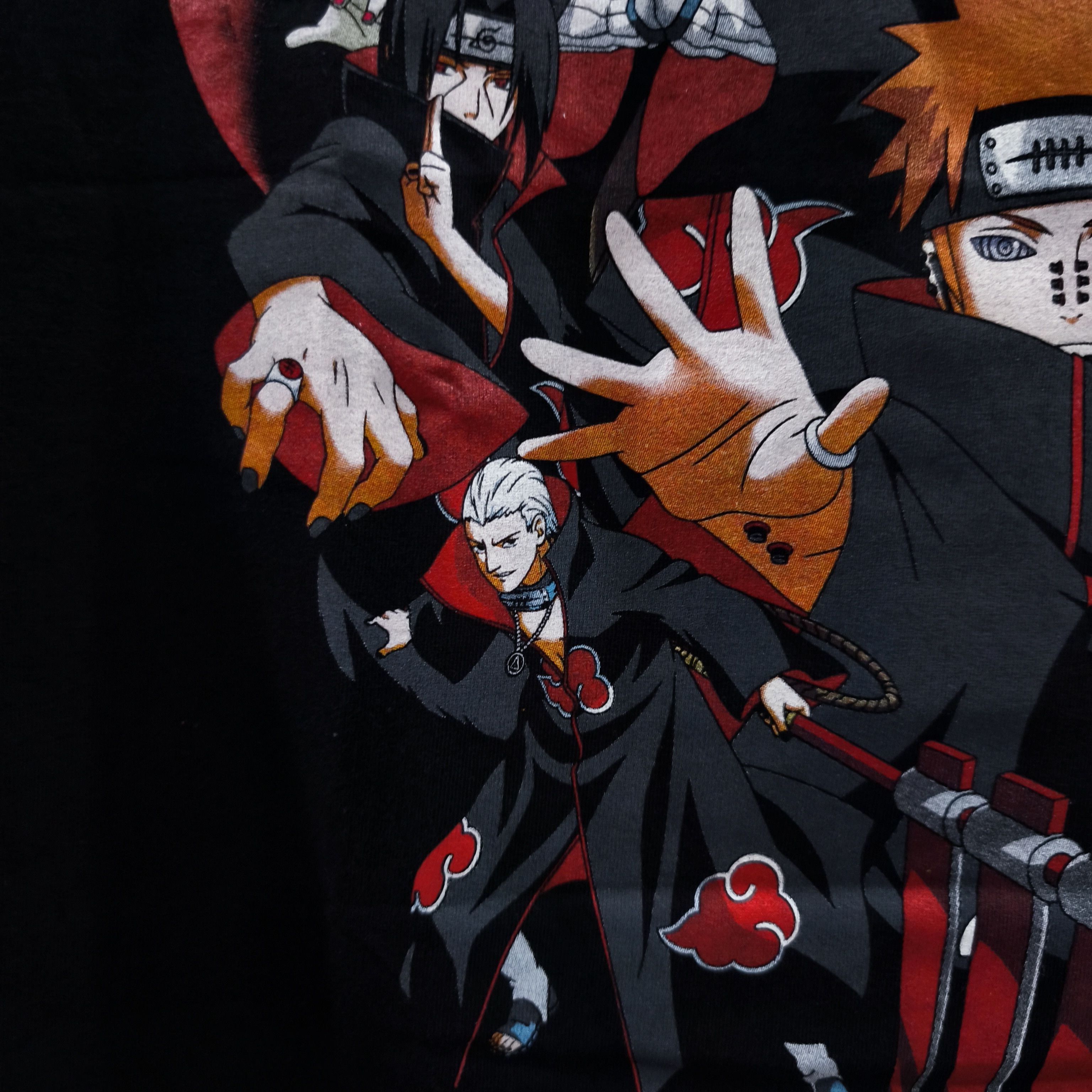 Anime Akatsuki Squad Naruto Shippuden T-shirt Size US XXL / EU 58 / 5 - 6 Thumbnail