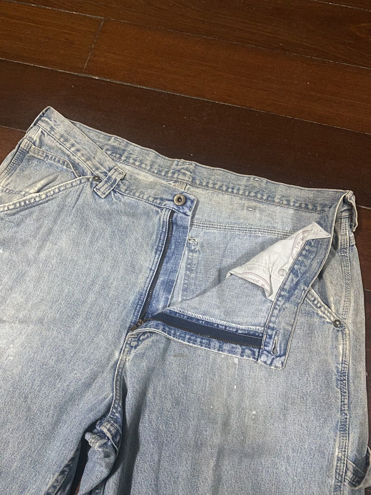 Japanese Brand VINTAGE DENIM CARPENTER DETROIT CHORE JEANS LEE DUNGAREES Size US 39 - 14 Thumbnail