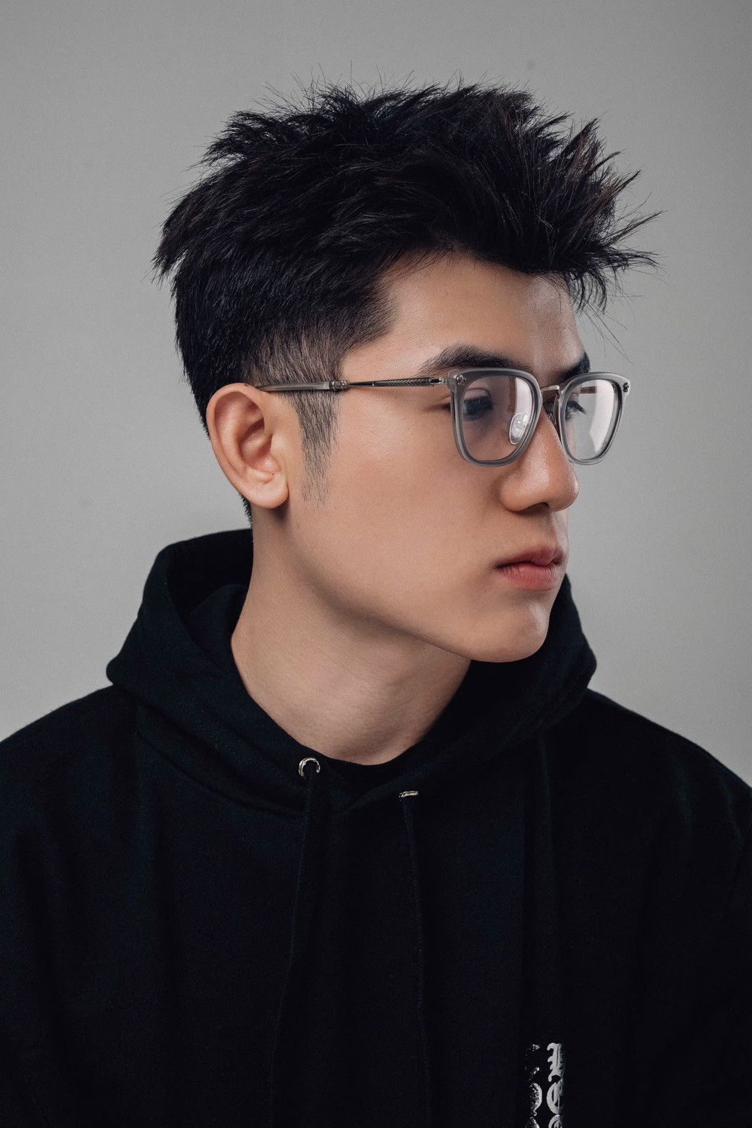 Chrome Hearts CHROME HEARTS STRAPADICTOME MATTE GRAPHITE /SHINY SILVER GLASSES Size ONE SIZE - 10 Thumbnail