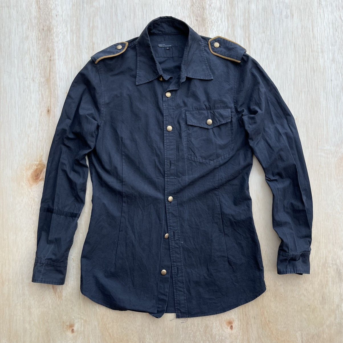 Japanese Brand KENJI ITO COMME CA COLECTION LONG SLEEVE SHIRT Size US M / EU 48-50 / 2 - 1 Thumbnail