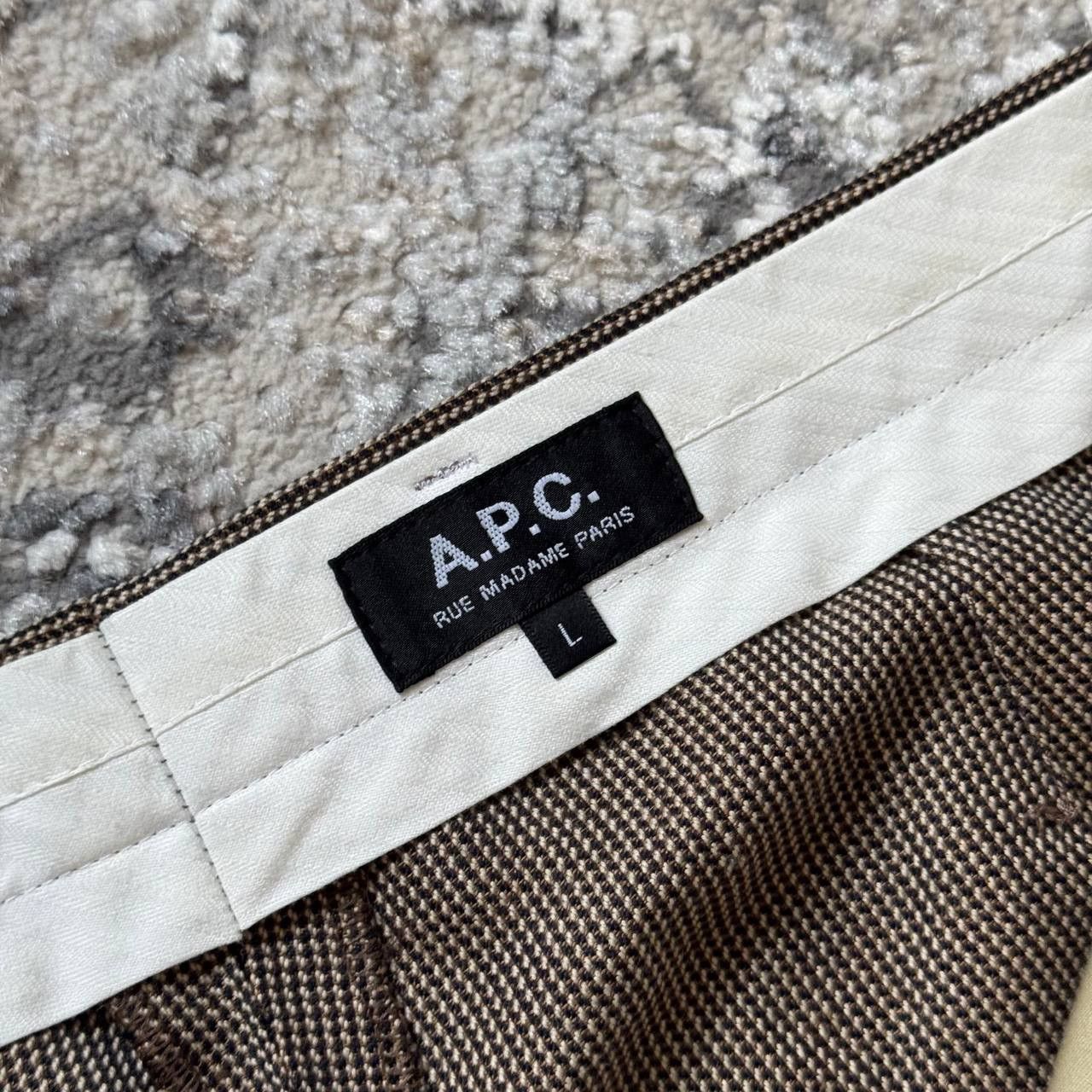 A.P.C. A.P.C. Paris New Standard Linen Brown Straight Pants Size US 34 / EU 50 - 5 Thumbnail