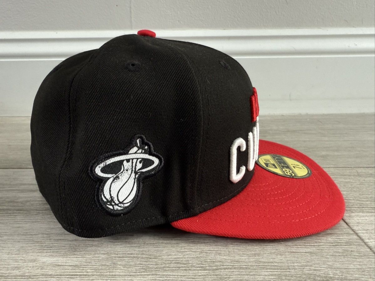 NBA × New Era Miami Heat Court Culture New Era ColorBlock Red Fitted 7 3/8 Size ONE SIZE - 2 Thumbnail