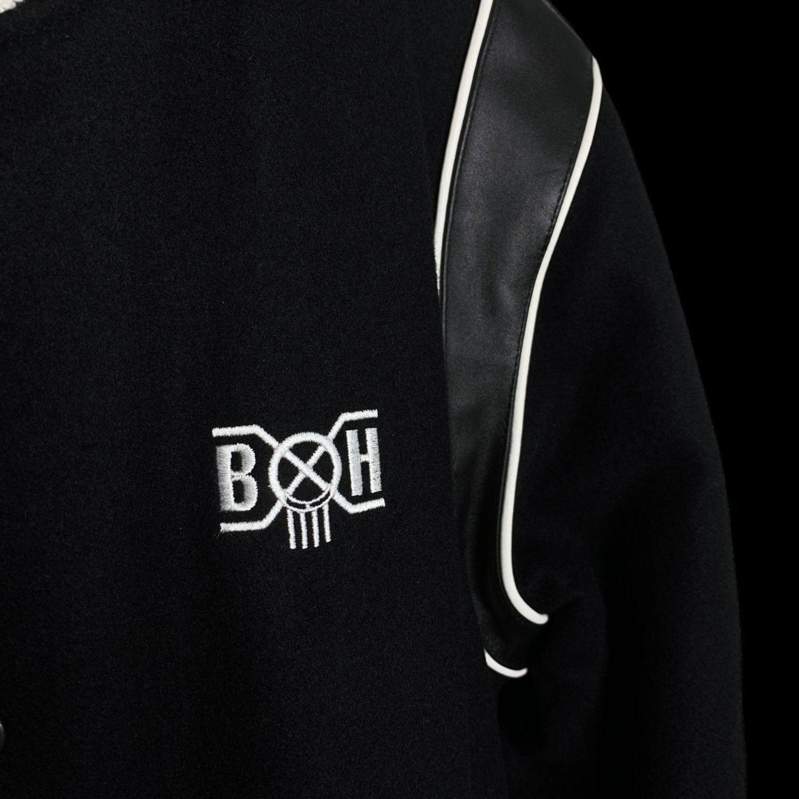 Bounty Hunter OG Skull Logo Wool Varsity Jacket Size US L / EU 52-54 / 3 - 4 Thumbnail