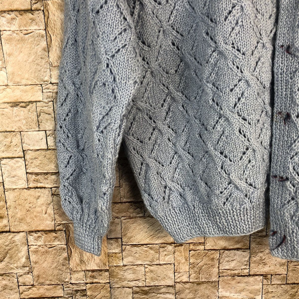 Japanese Brand Japanese Brand vintage Blue Cardigan Knitwear #A859 Size M / US 6-8 / IT 42-44 - 7 Thumbnail