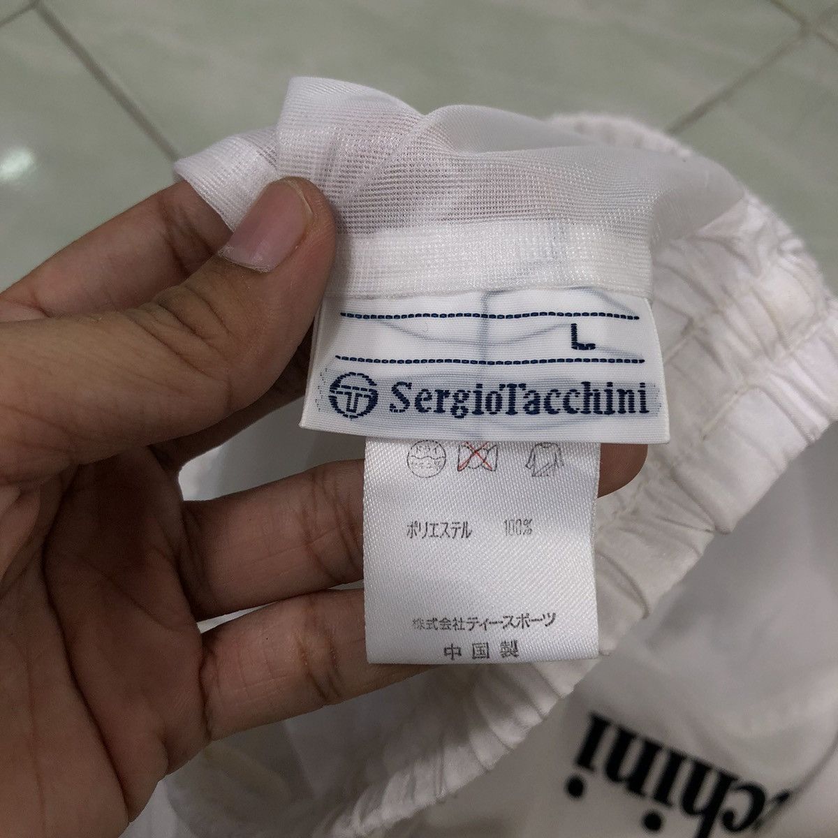 Japanese Brand 🔥Sweatpants Relax Wear Design Spell Out Sergio Tacchini Size US 26 / EU 42 - 10 Thumbnail