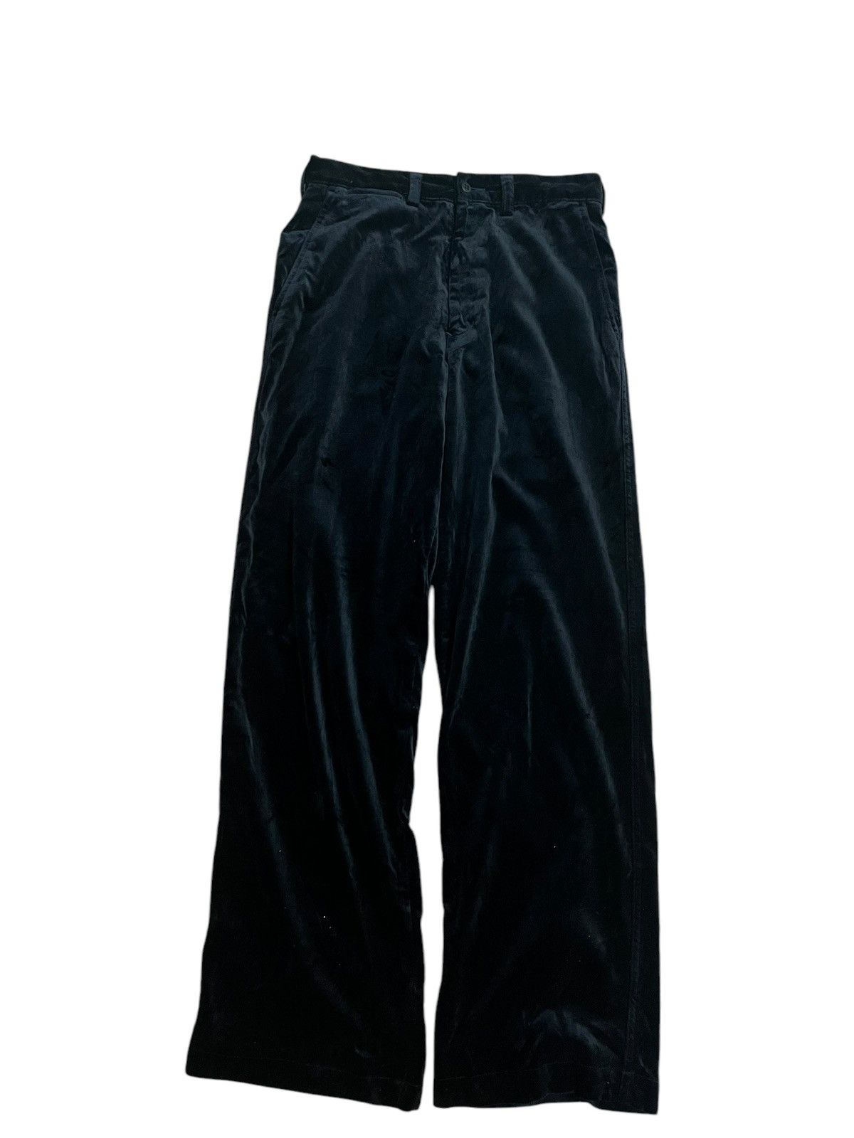 Japanese Brand × Johnbull John Bull Black Velvet Rayon Cotton Pants size 28 x 30 inche Size US 28 / EU 44 - 2 Thumbnail