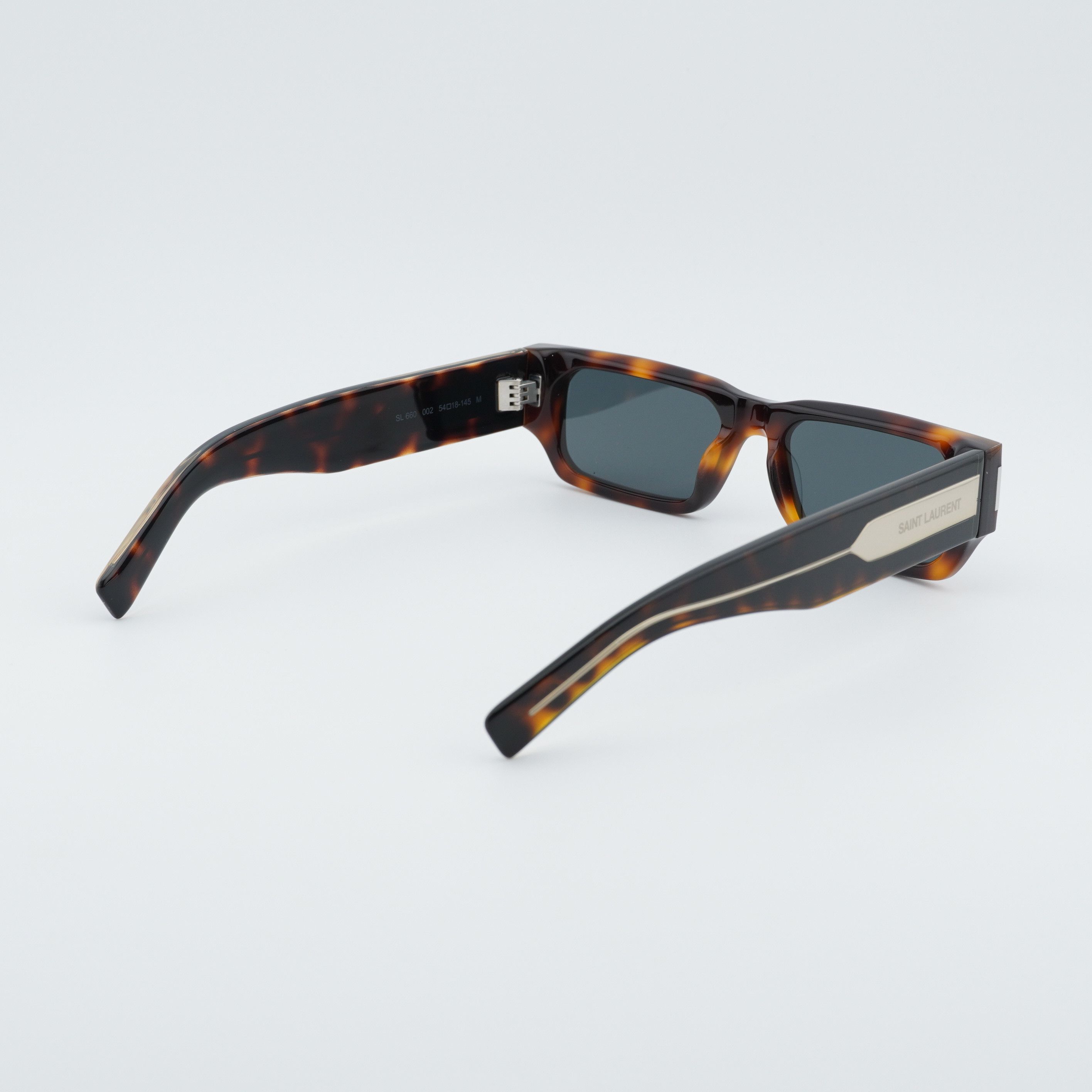 Saint Laurent SL660 002 Sunglasses Havana Rectangle Frame display picture 1