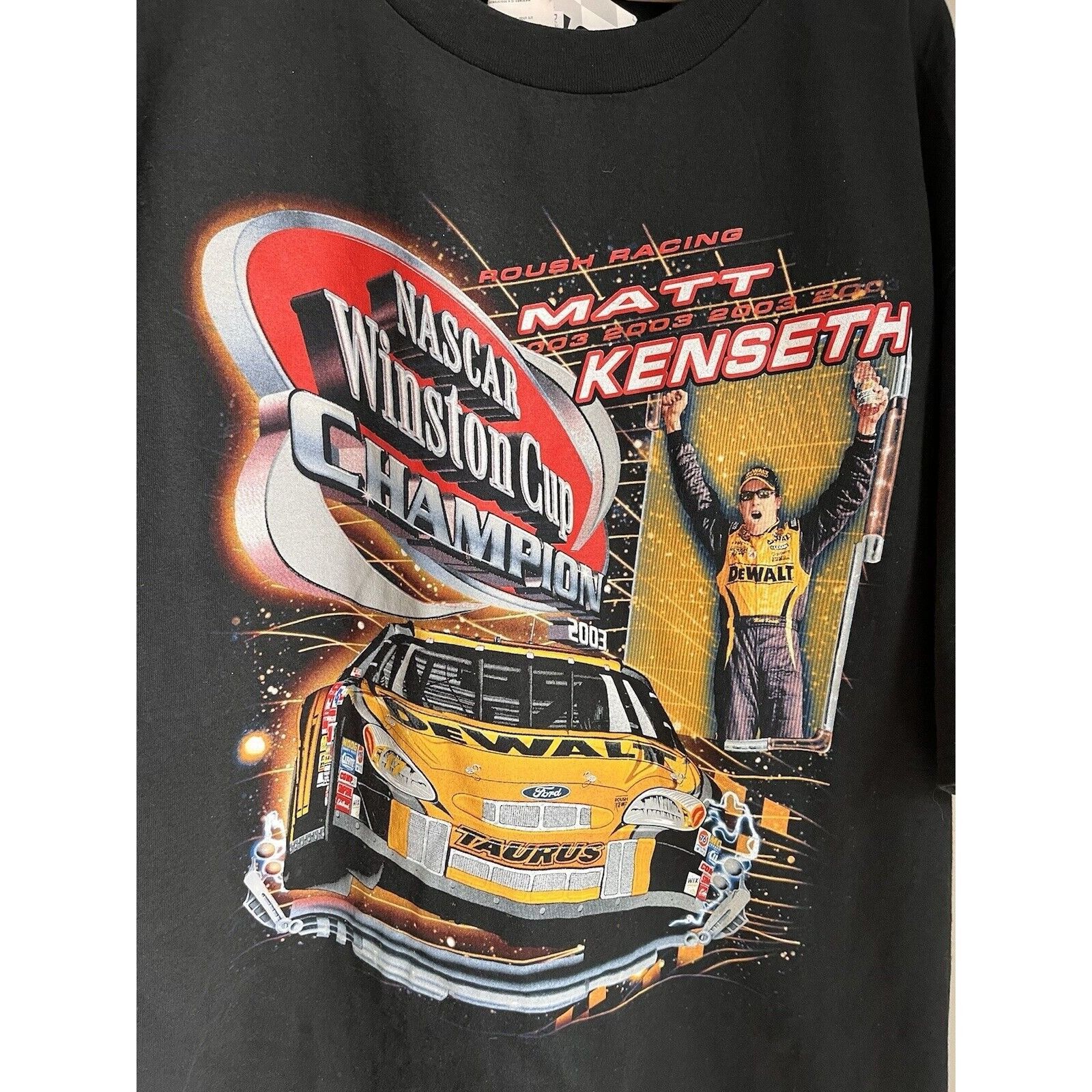 NASCAR VINTAGE NASCAR RACING WINSTON CUP MATT KENSETH #17 T SHIRT Size US XL / EU 56 / 4 - 2 Thumbnail
