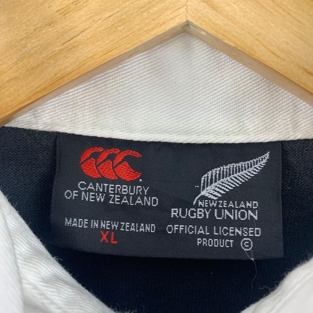 Canterbury of New Zealand × Vintage Vintage CANTERBURY allblack rugby 1995 long sleeve polo Size US XL / EU 56 / 4 - 3 Thumbnail