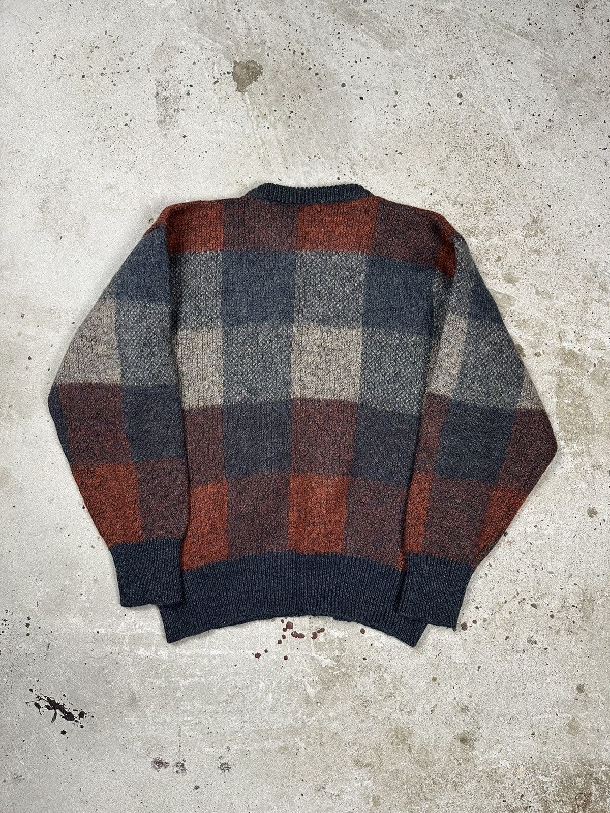 Paul & Shark Vintage 90s Paul & Shark Check Wool Sweater Jumper Size US S / EU 44-46 / 1 - 2 Thumbnail