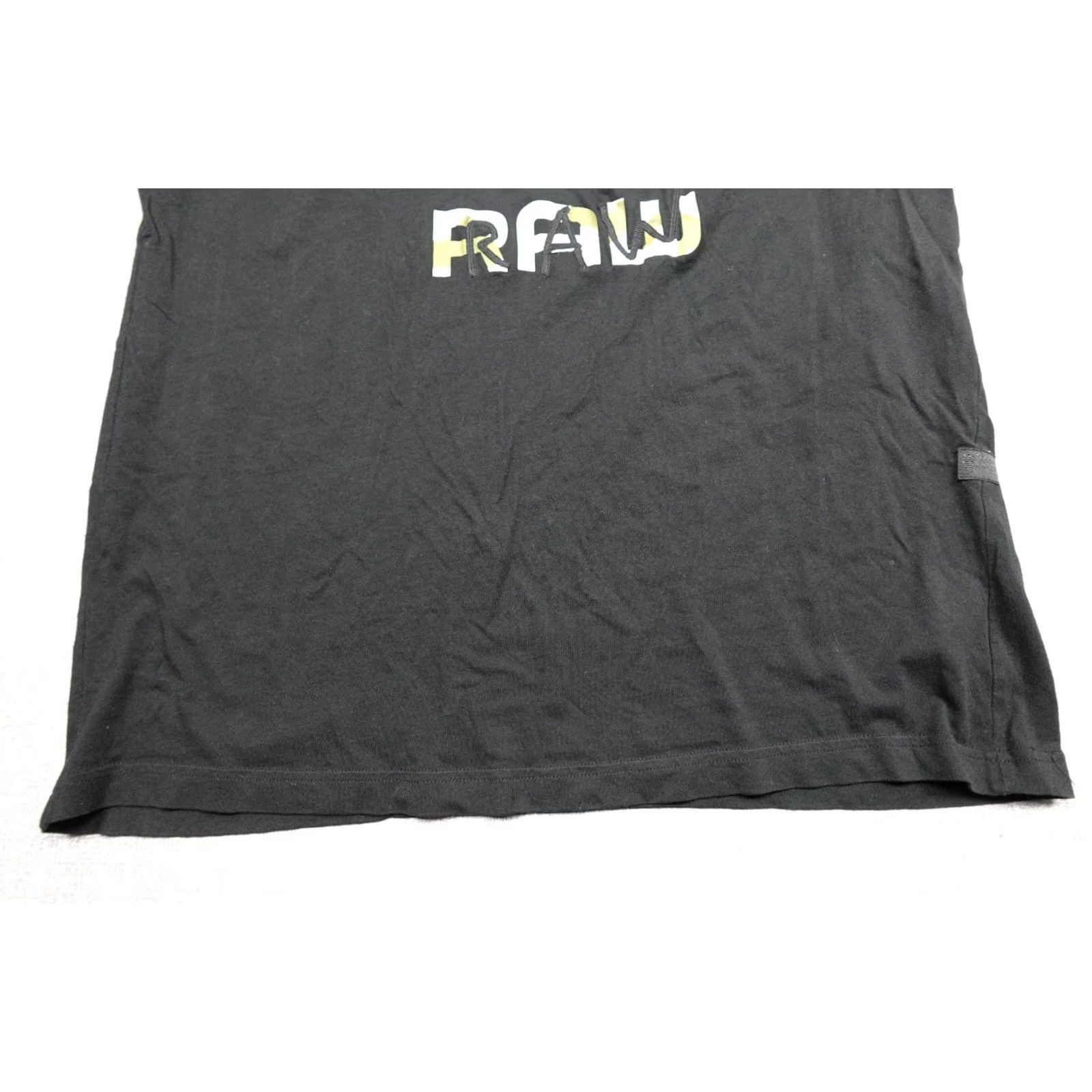 Vintage G Star Raw Shirt Mens Large Black Graphic T-Shirt Lightweight Stretch Comfort Size US L / EU 52-54 / 3 - 3 Thumbnail