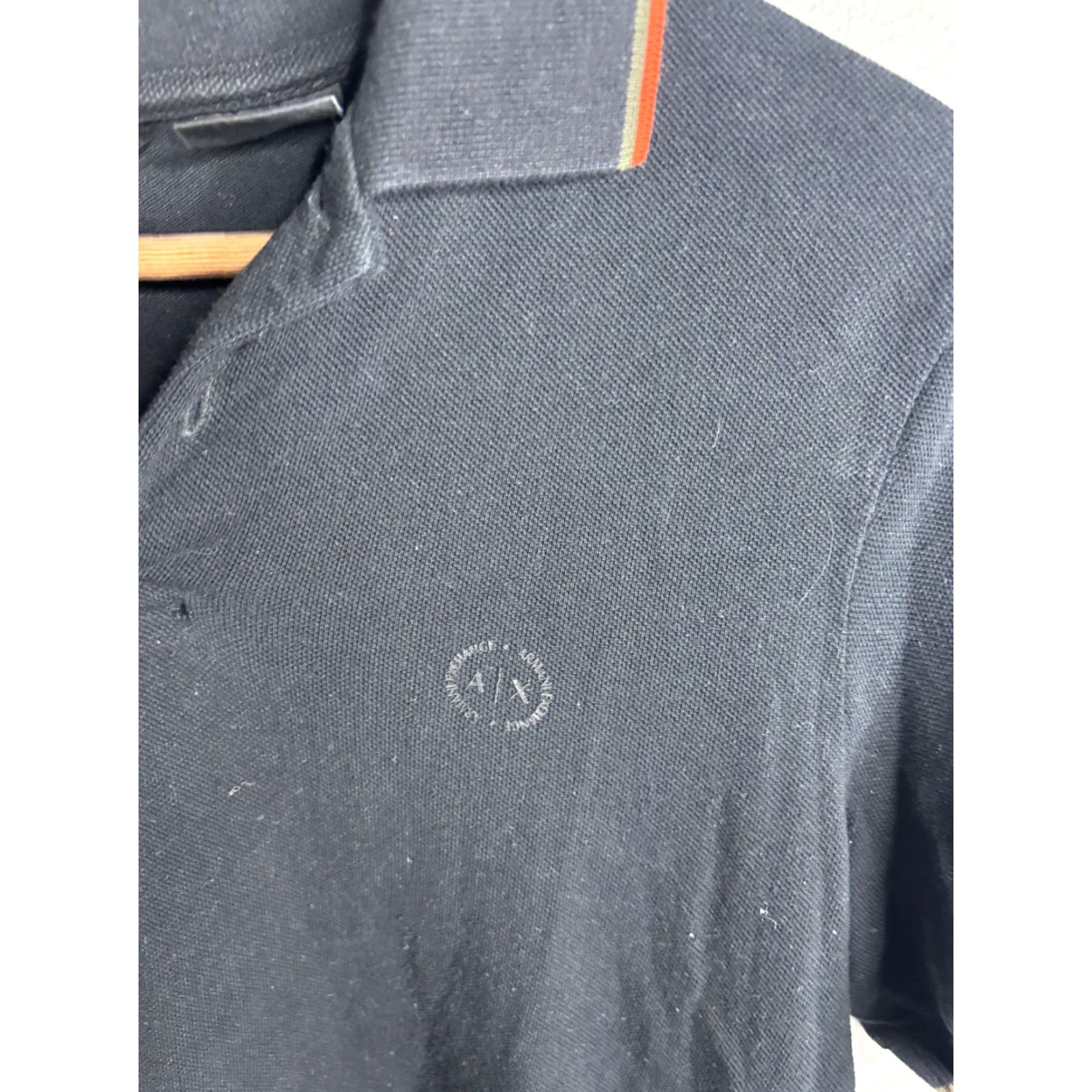 Armani Exchange Armani Exchange Polo Shirt Mens Small Black Logo Tipped Collar Pique Casual Size US S / EU 44-46 / 1 - 3 Thumbnail