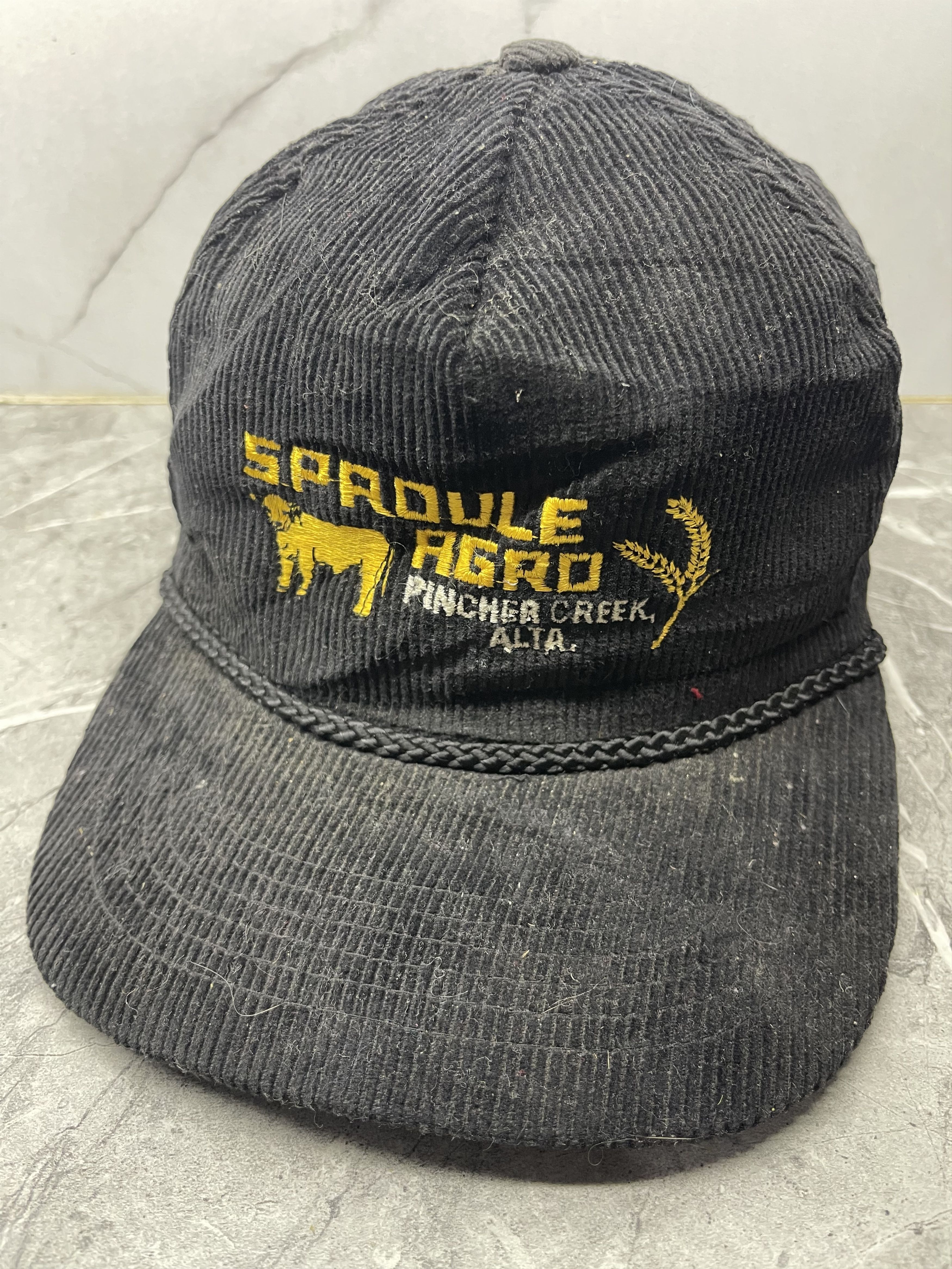 Vintage Vintage Sproule Agro Corduroy Style Cap Hat Size ONE SIZE - 1 Thumbnail