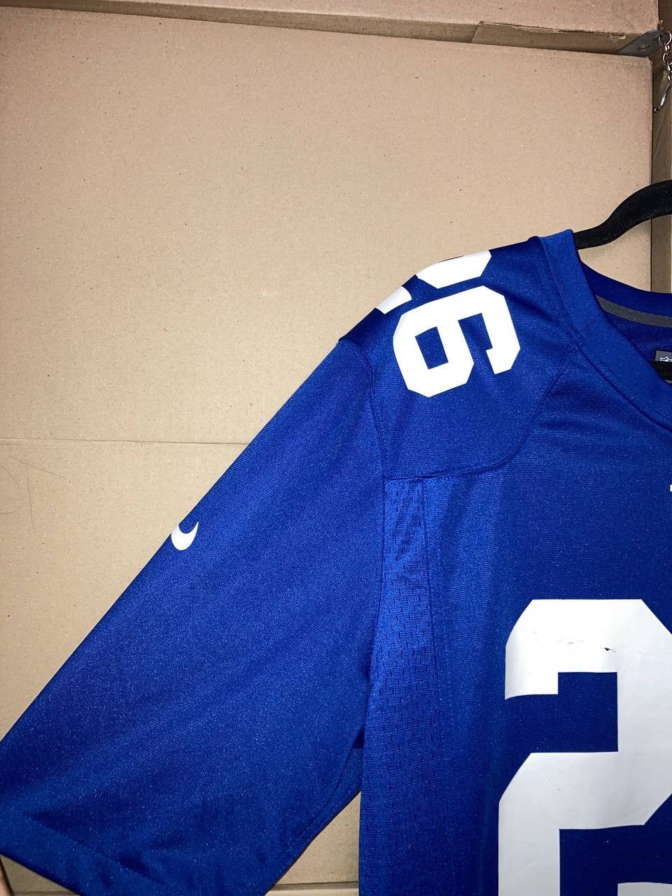 Nike VINTAGE NEW YORK GIANTS BARKLEY #26 NFL FOOTBALL NIKE JERSEY Size US L / EU 52-54 / 3 - 8 Thumbnail