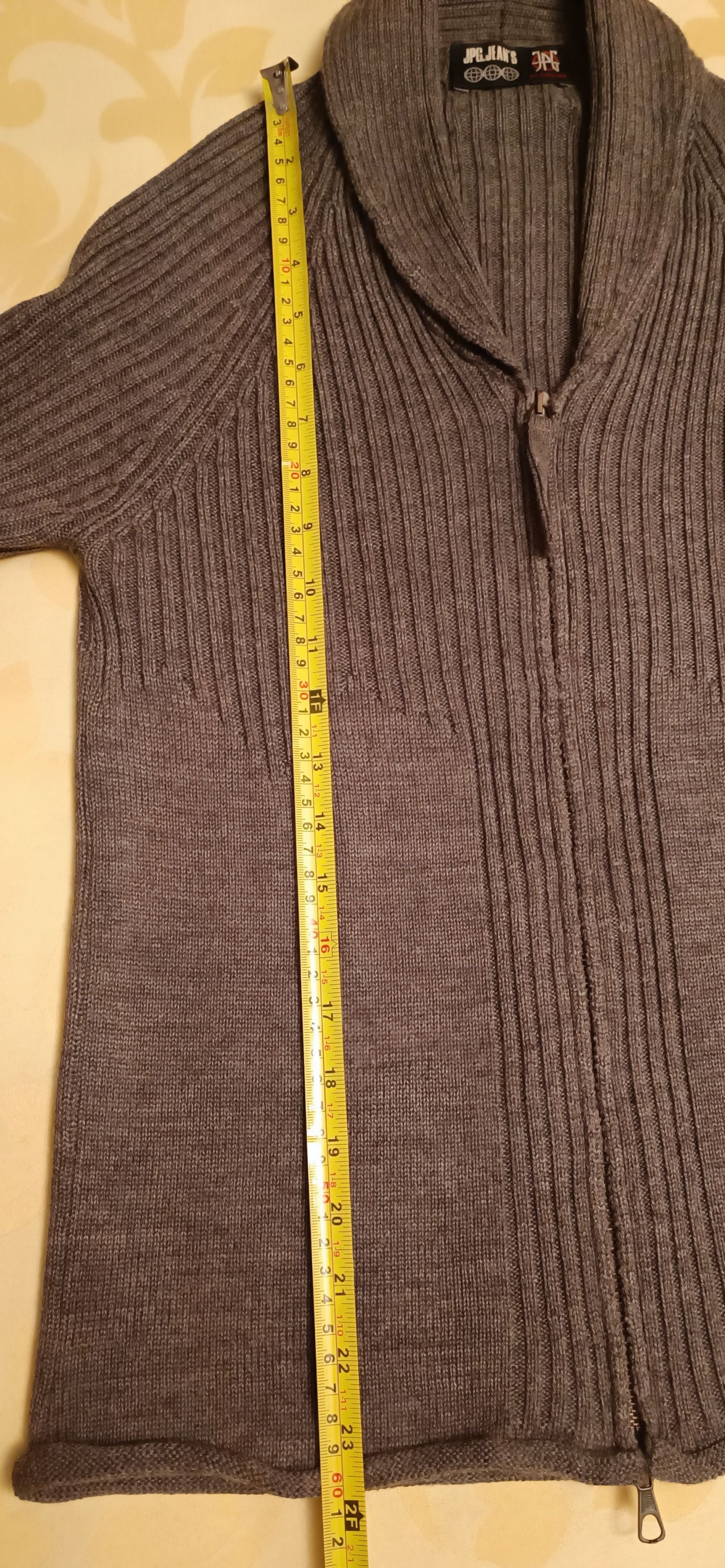 Jean Paul Gaultier 90's - Mink color wool cardigan Size S / US 4 / IT 40 - 23 Thumbnail