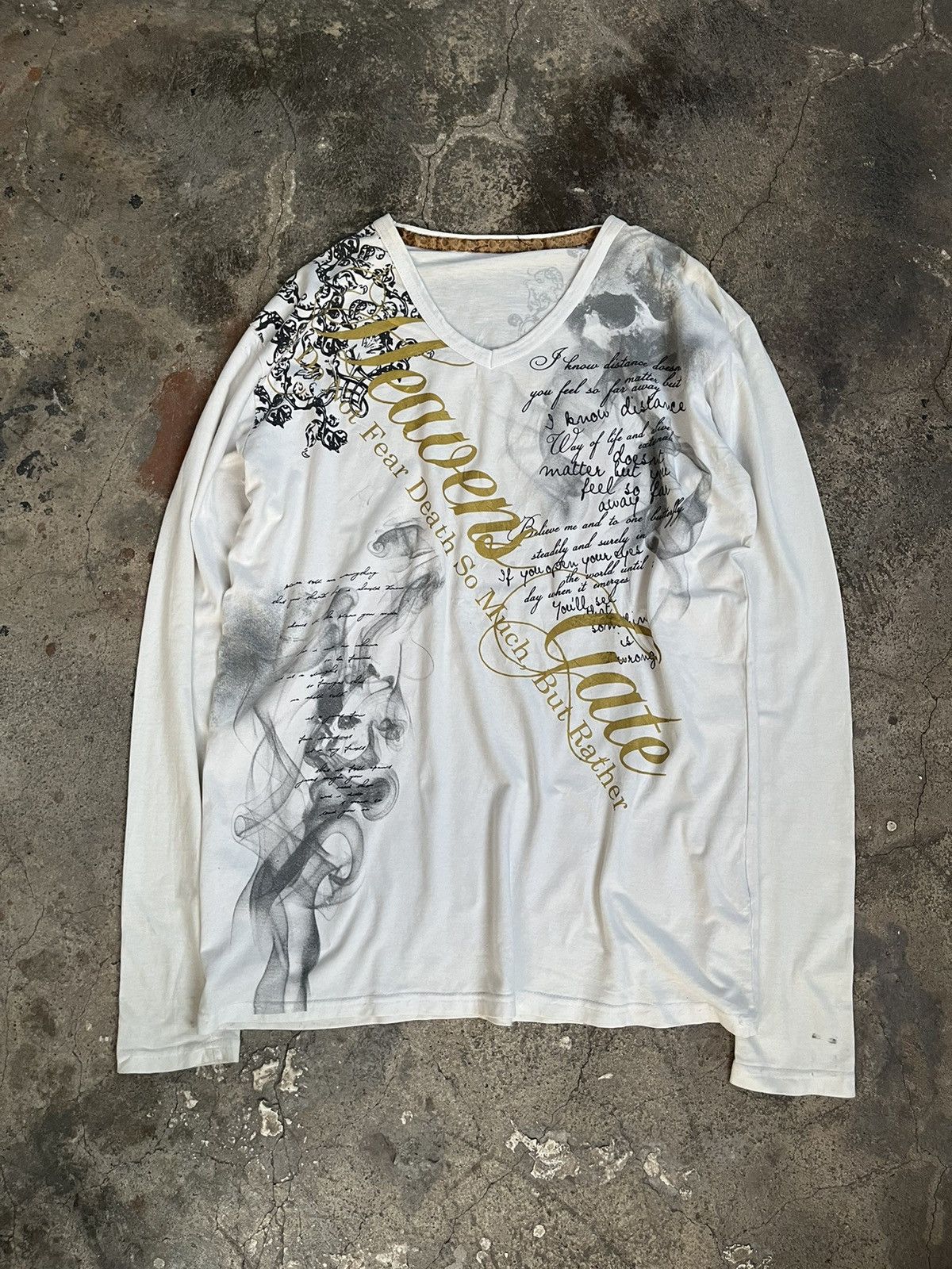 If Six Was Nine 2000s JAPANESE POEM SMOKE GOTHIC SEDITIONARIES PUNK STYLE Size US L / EU 52-54 / 3 - 1 Thumbnail
