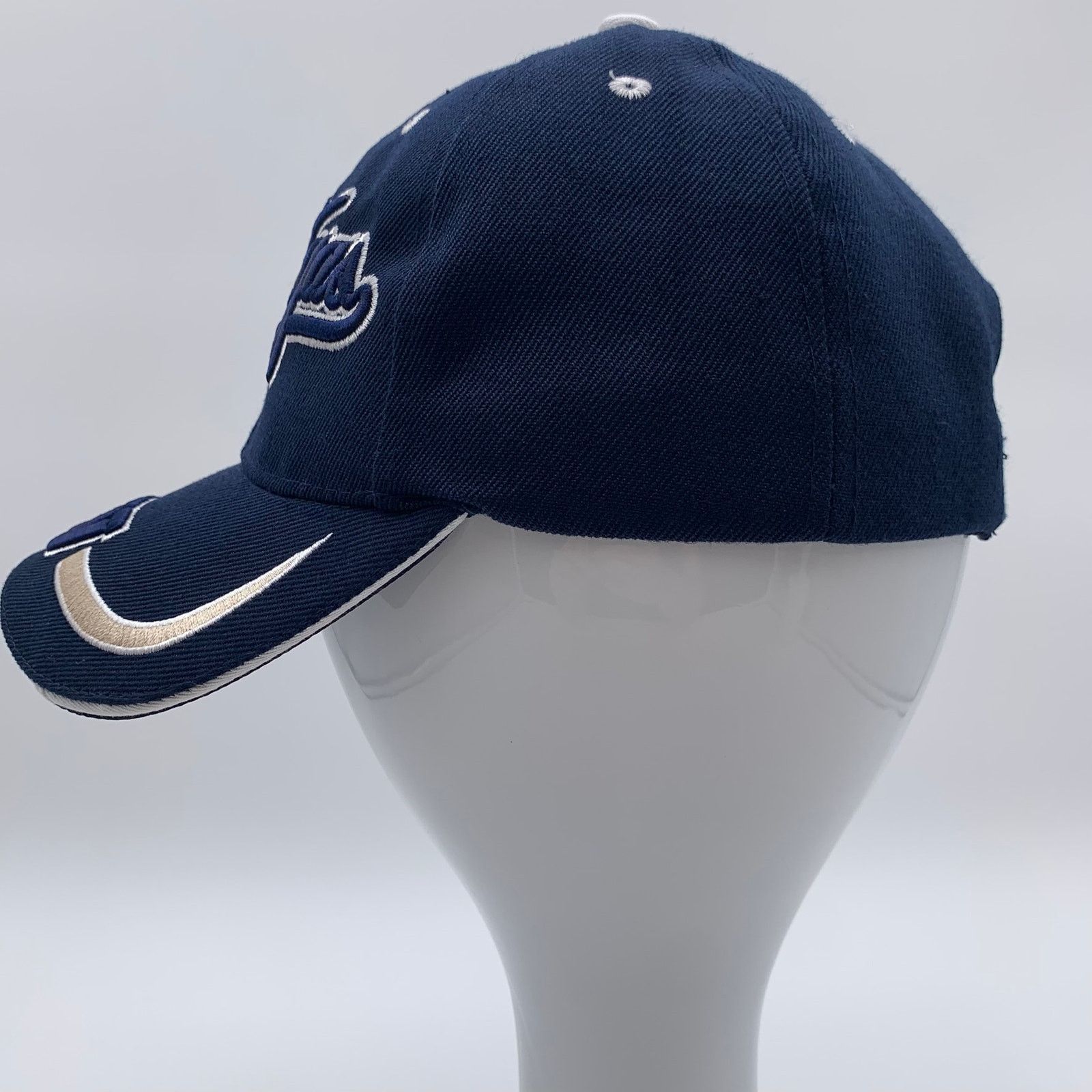 Other Las Vegas Adjustable Cap Blue Silver Hook and Loop Closure Size ONE SIZE - 2 Thumbnail